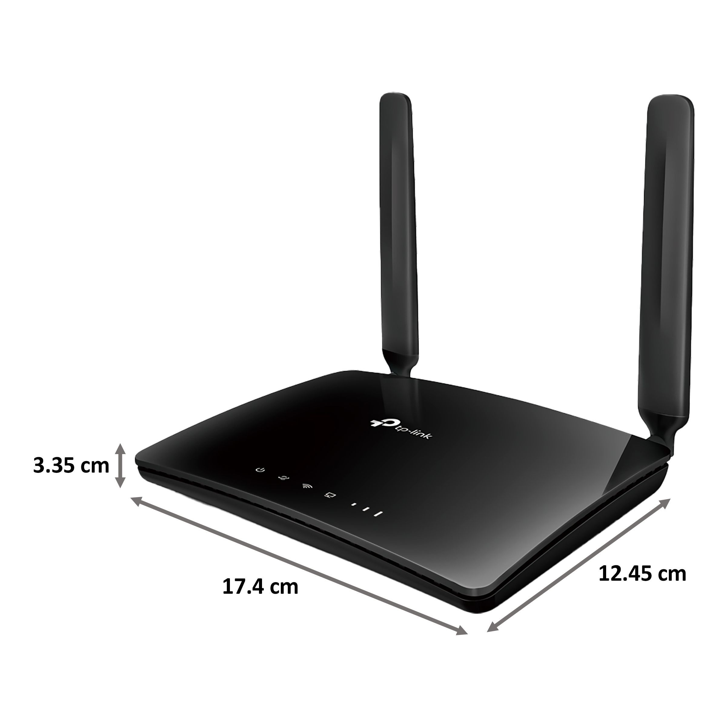 tp-link Archer MR400 V4 AC1200 Dual Band 150 Mbps Wi-Fi Router (2 Antennas, 4 LAN Ports, Cutting-Edge 4G Network, 1756500022, Black)_2