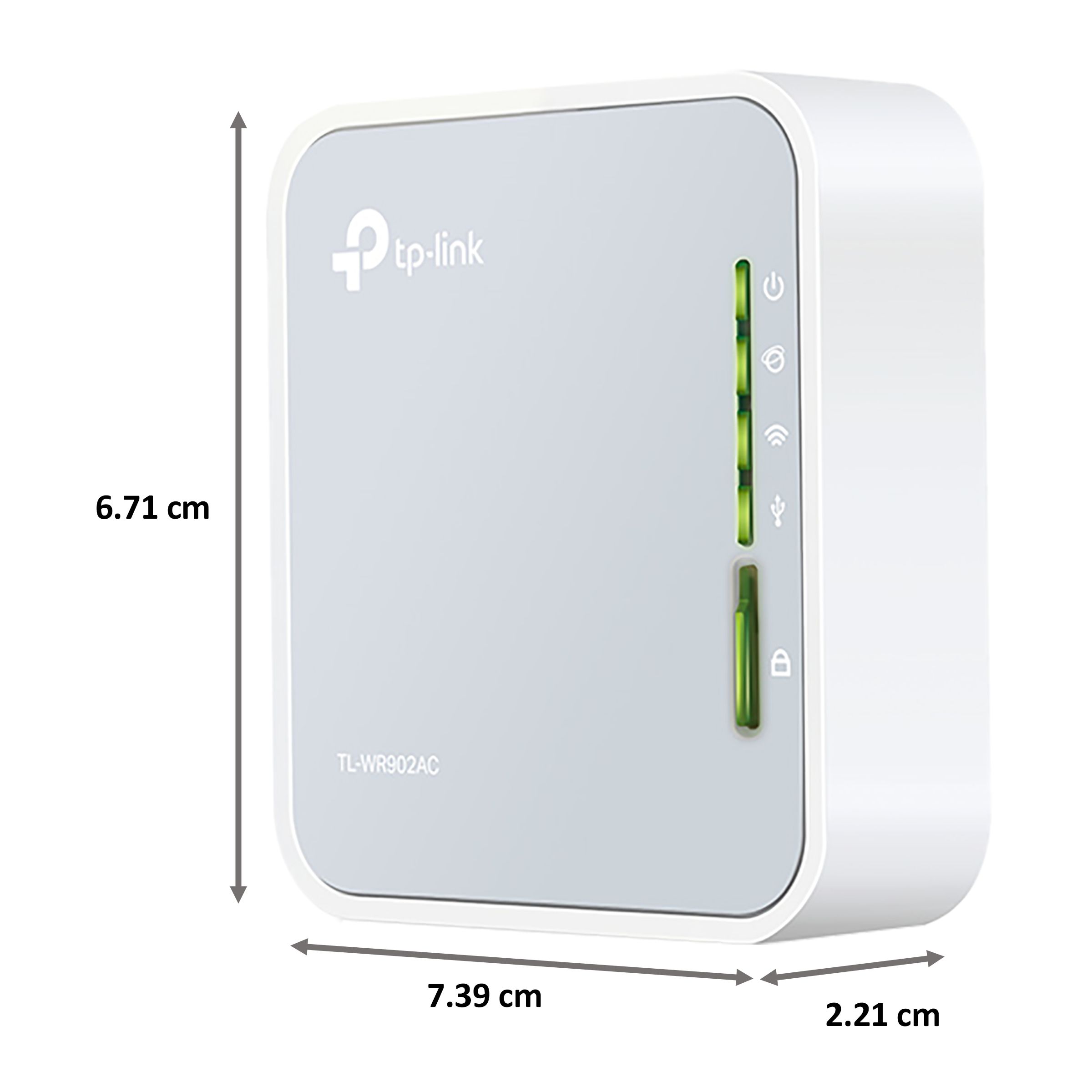 tp-link TL-WR902AC Dual Band Wi-Fi Router (2 Antennas, 1 LAN Port, Portable and Compact, 150802771, White) tp-link TL-WR902AC Dual Band Wi-Fi Router (2 Antennas, 1 LAN Port, Portable and Compact, 150802771, White)_2