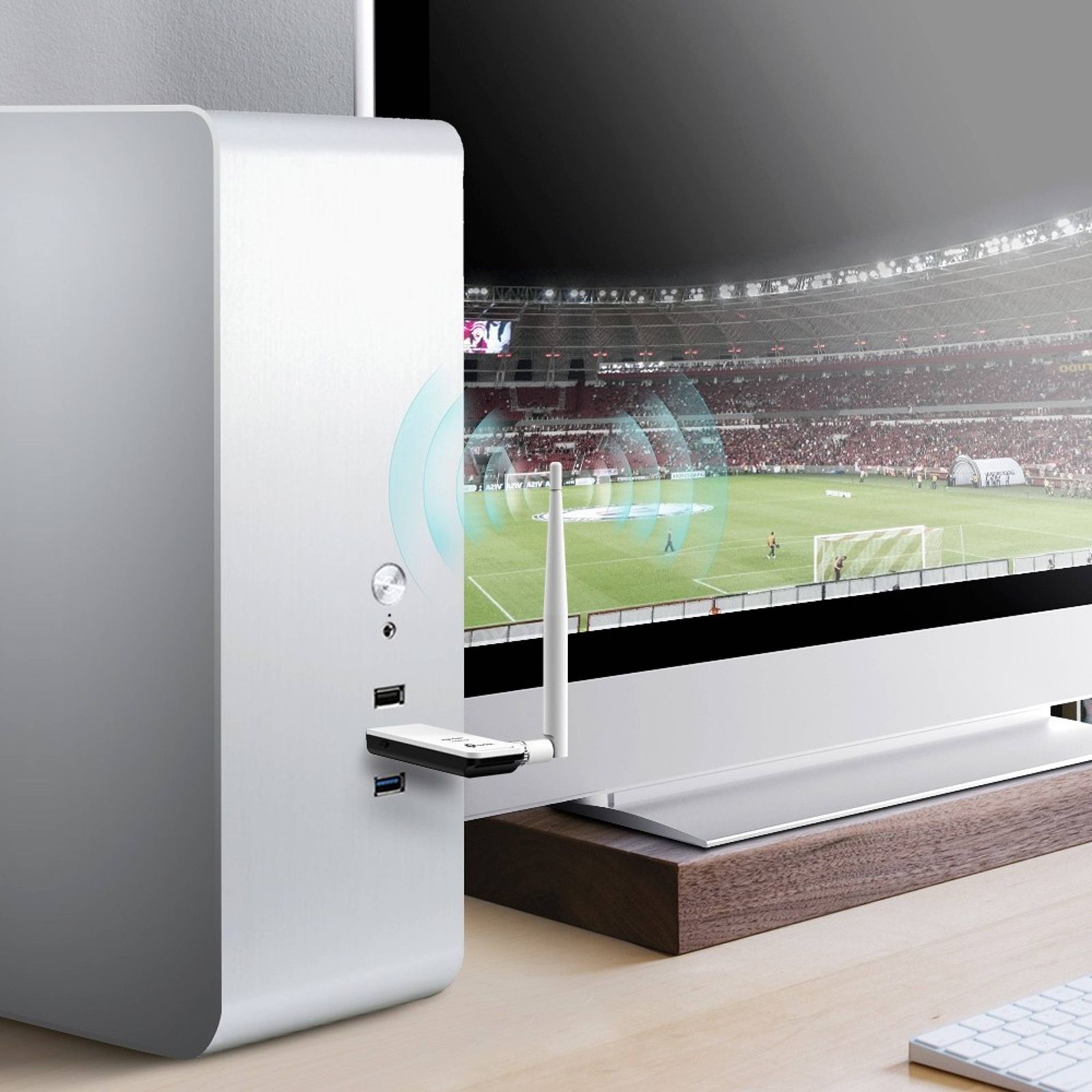 tp-link TL-WN722N (EU) V3 Single Band Network Adapter (1 Antennas, Wireless Security Encryption, 152502330, White)_6