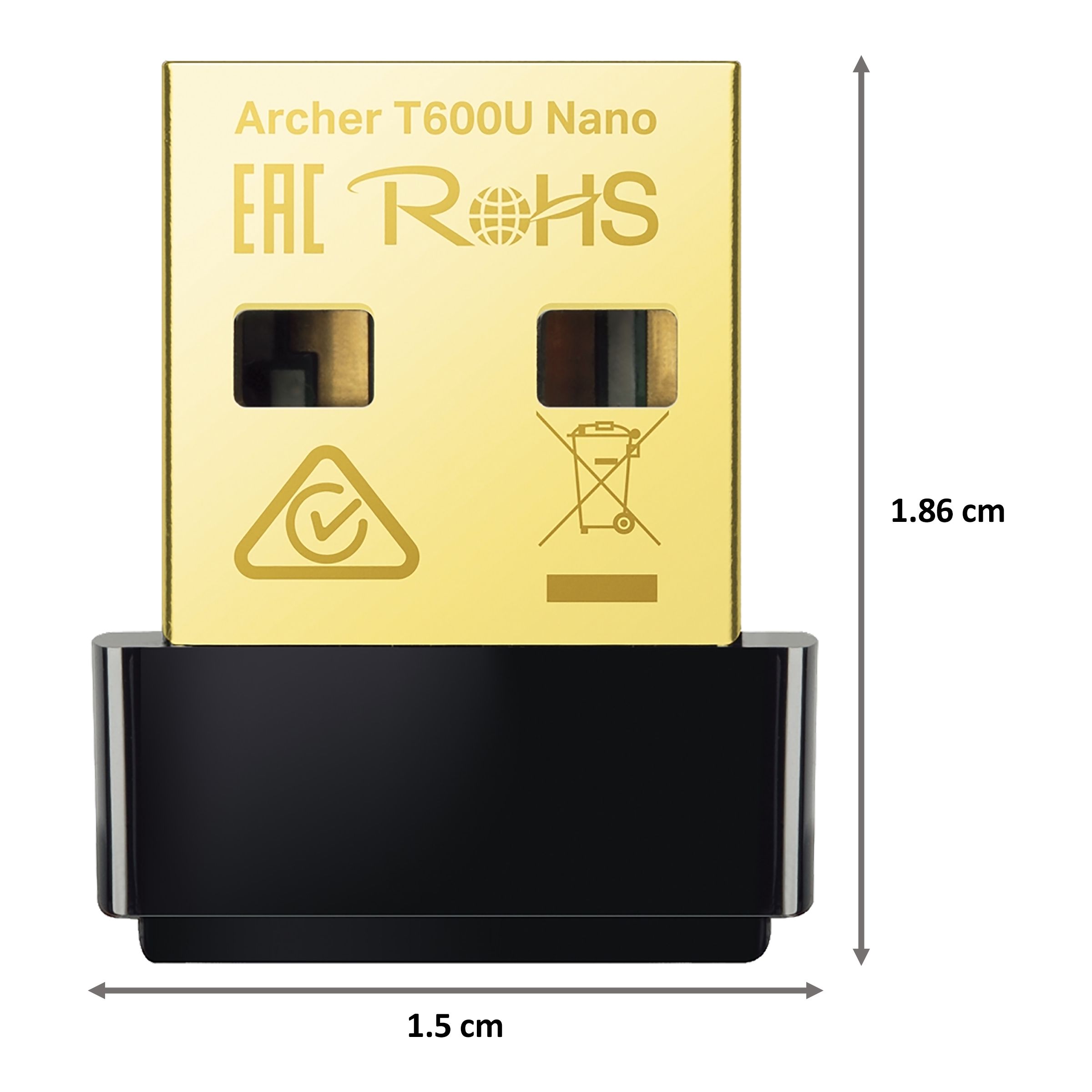 tp-link Archer T600U Nano Dual Band Network Adapter (1 Antennas, Nano Design, 152502307, Black) tp-link Archer T600U Nano Dual Band Network Adapter (1 Antennas, Nano Design, 152502307, Black)_2