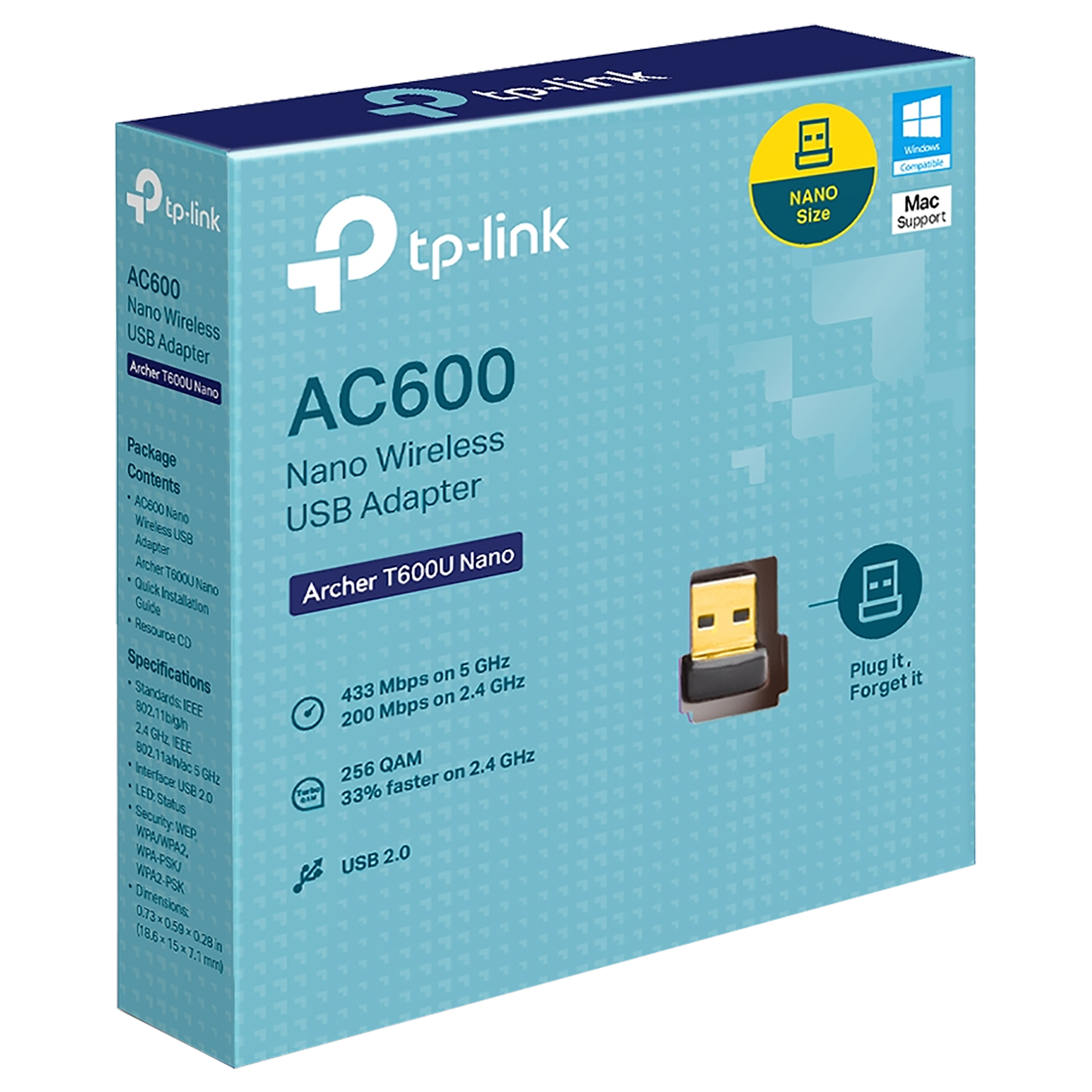 tp-link Archer T600U Nano Dual Band Network Adapter (1 Antennas, Nano Design, 152502307, Black) tp-link Archer T600U Nano Dual Band Network Adapter (1 Antennas, Nano Design, 152502307, Black)_4