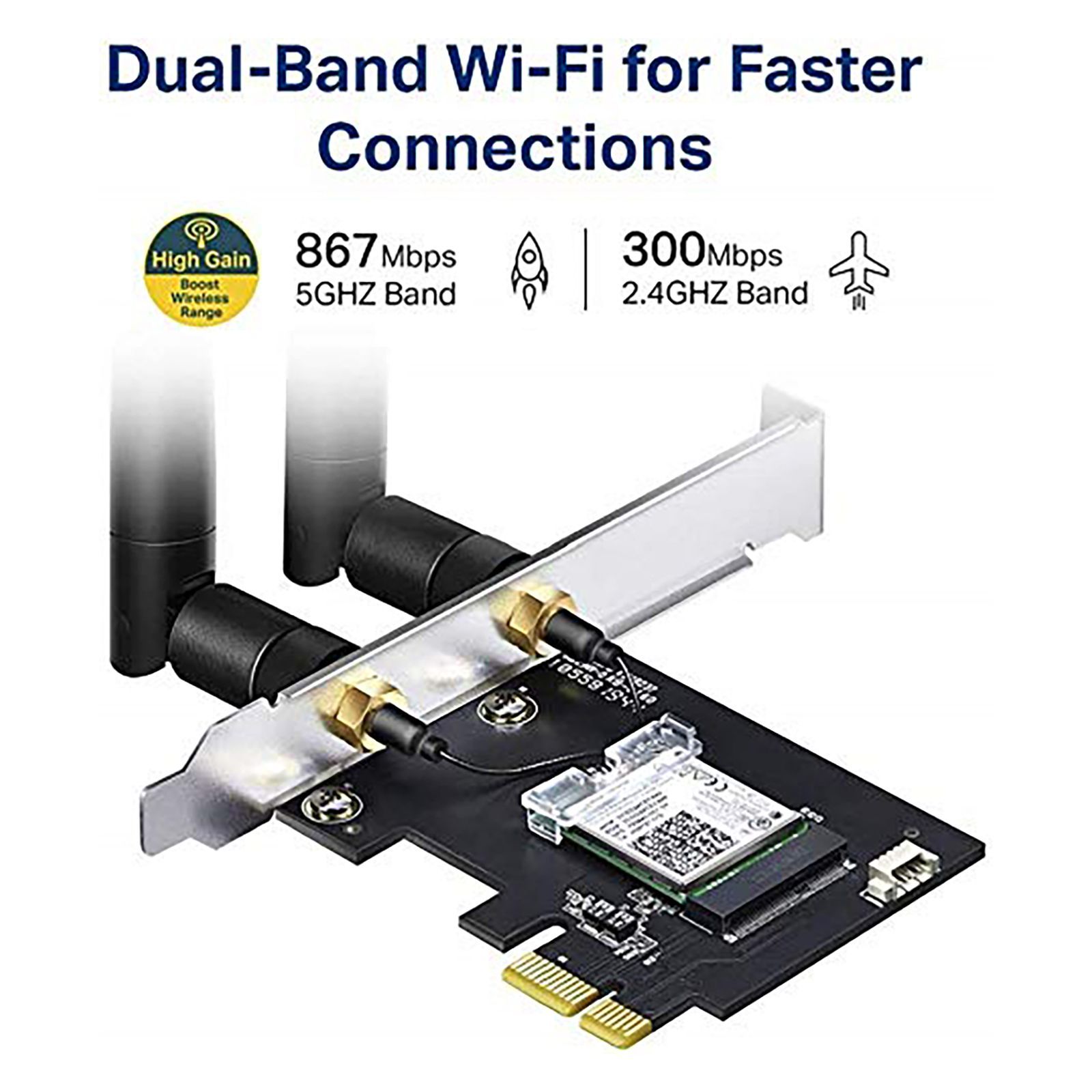 Tp-Link Archer T5E Dual Band Network Adapter (2 Antennas, Ultra-Fast Speed, Bluetooth 4.2, Black)_8