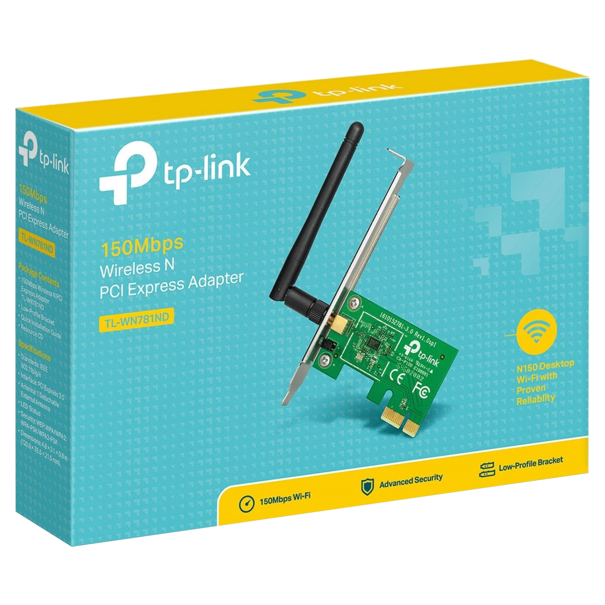 tp-link TL-WN781ND Single Band Network Adapter (1 Antennas, Detachable Antenna, 152502326, Black) tp-link TL-WN781ND Single Band Network Adapter (1 Antennas, Detachable Antenna, 152502326, Black)_5