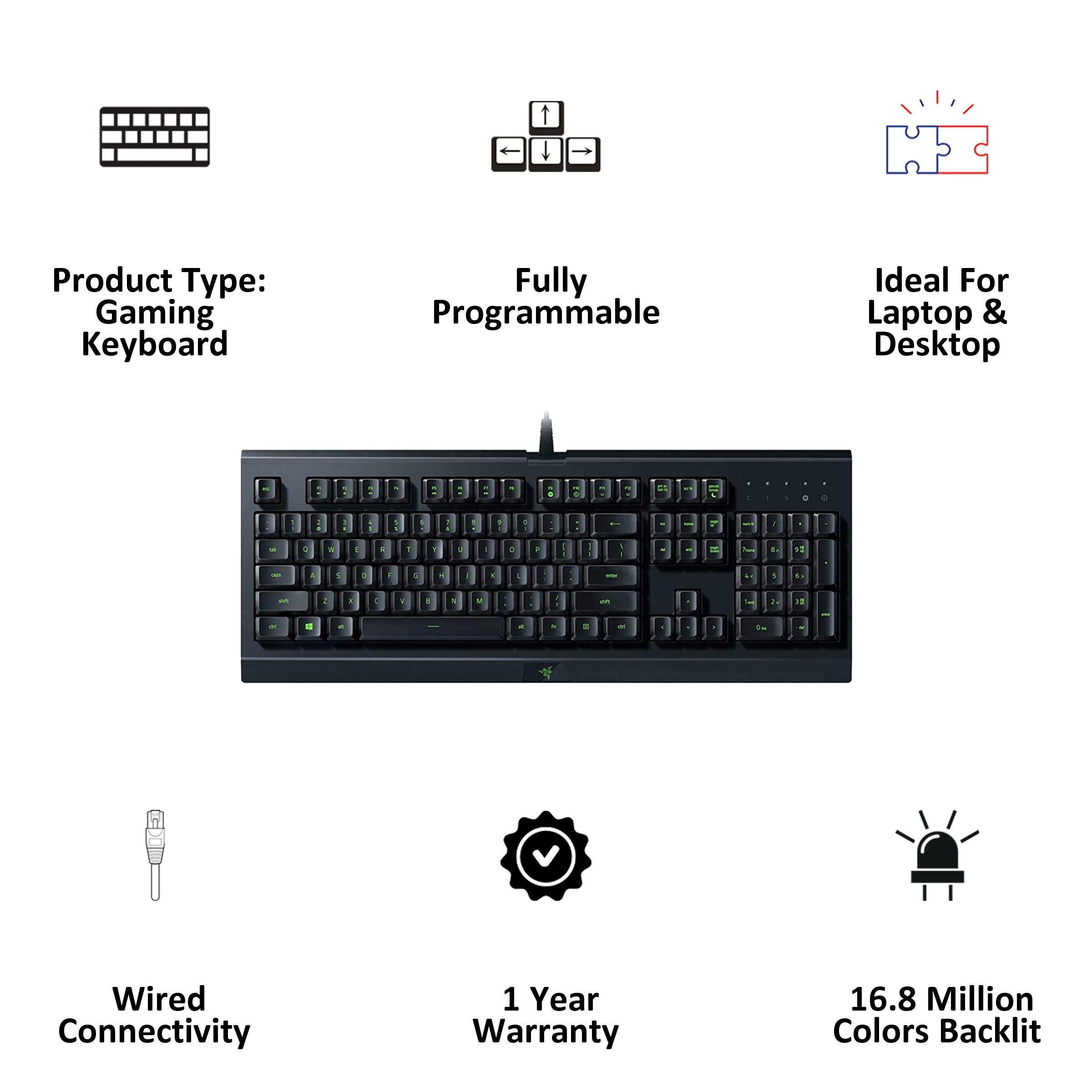 RAZER Cynosa Lite Wired Gaming Keyboard (Spill Resistant, RZ03-02740600-R3M1, Black)_2