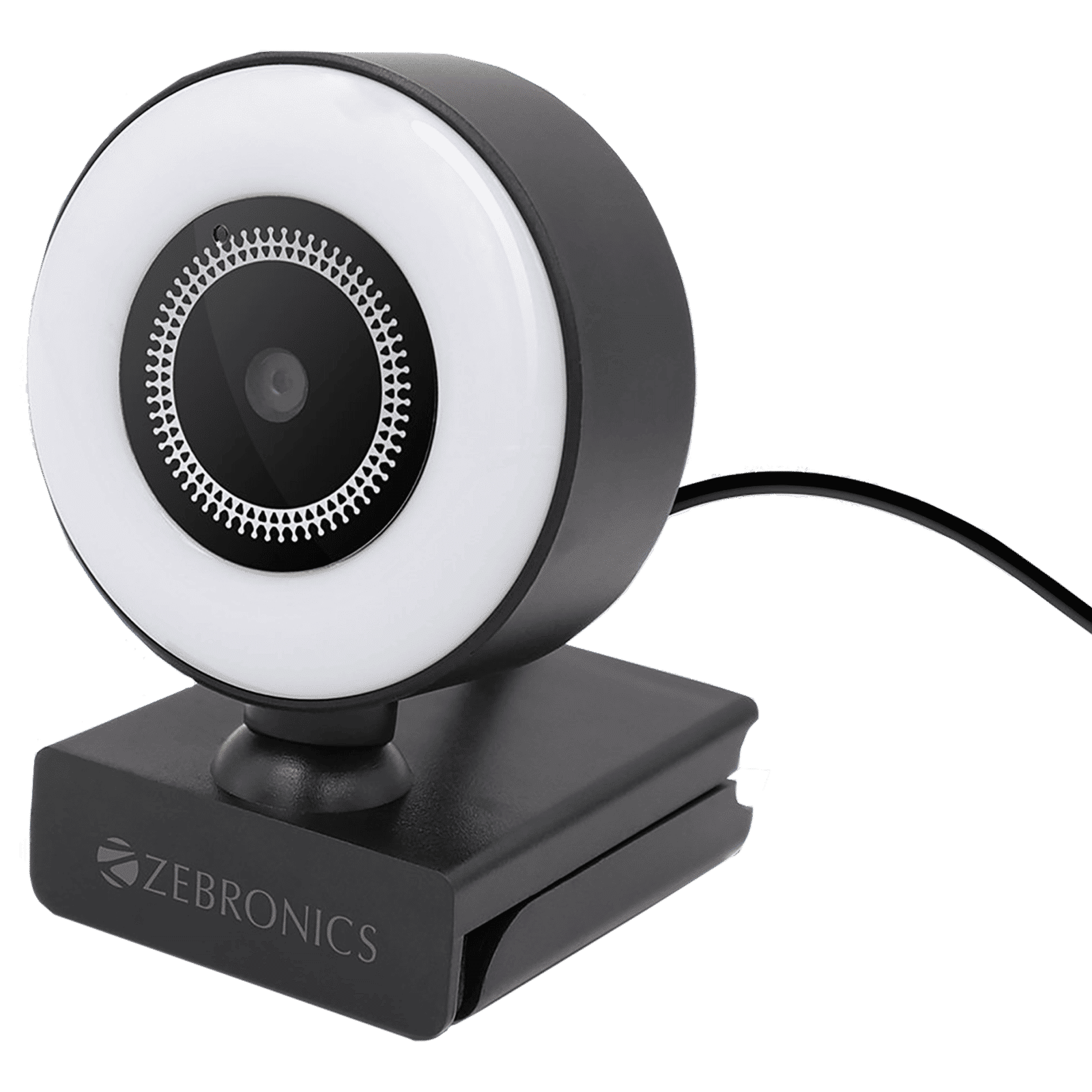 ZEBRONICS USB Web Cam (16 LED Ring Light, ZEB-Ultimate Star, Black)_4