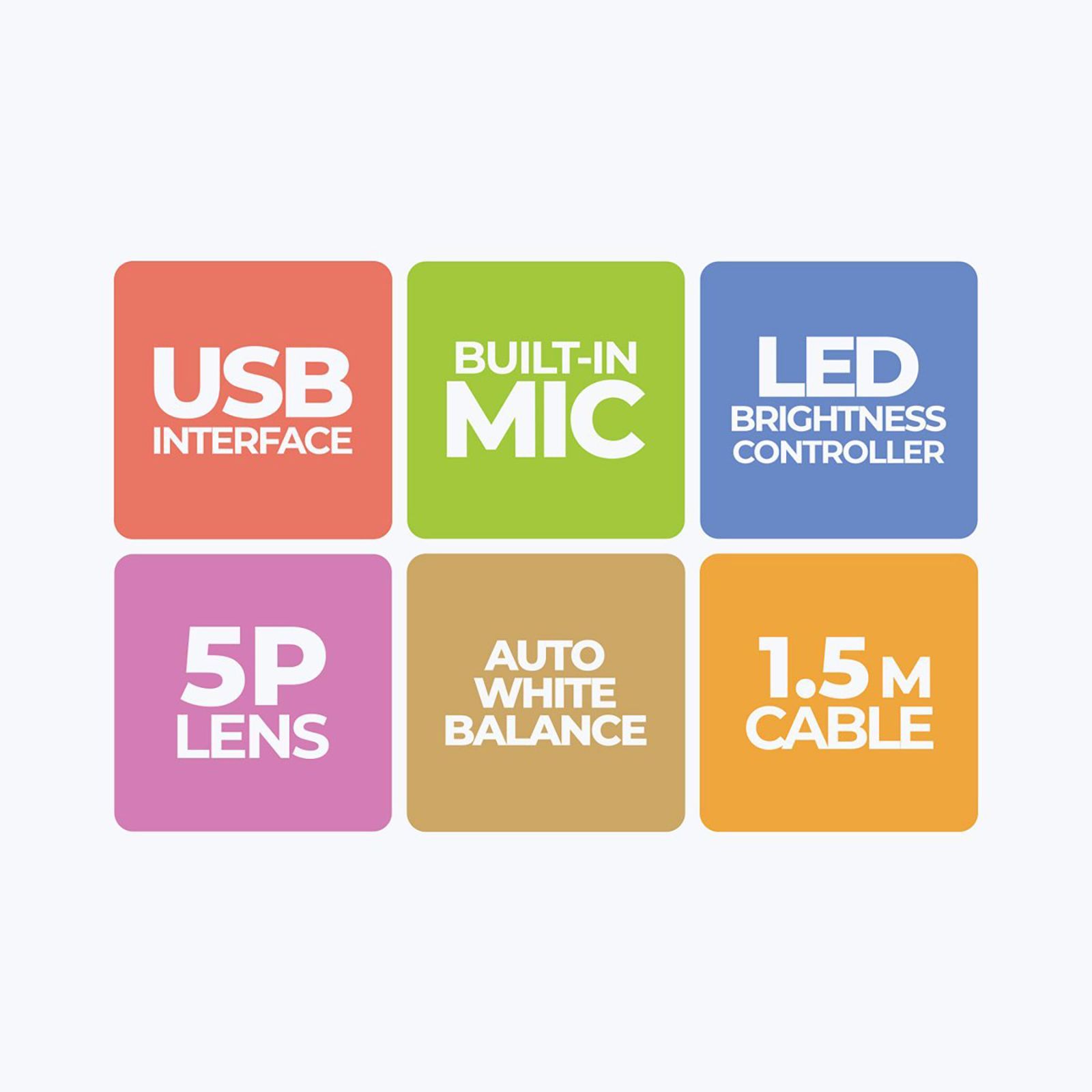 ZEBRONICS USB Web Cam (16 LED Ring Light, ZEB-Ultimate Star, Black)_9