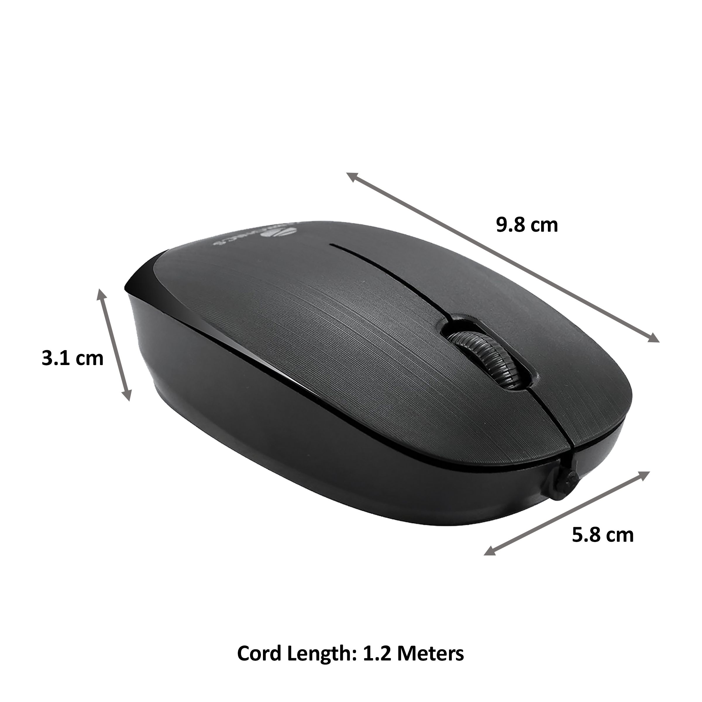 Zebronics USB Optical Mouse (High Precision, ZEB-Power, Black)_2