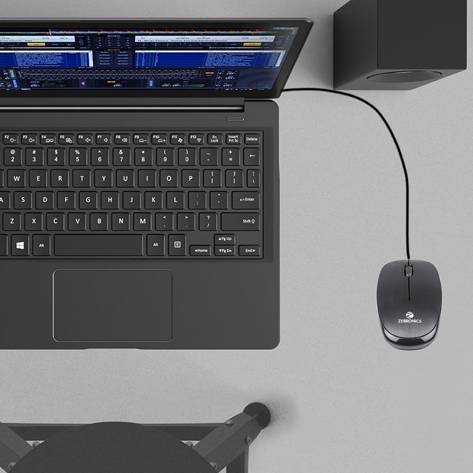 Zebronics USB Optical Mouse (High Precision, ZEB-Power, Black)_5