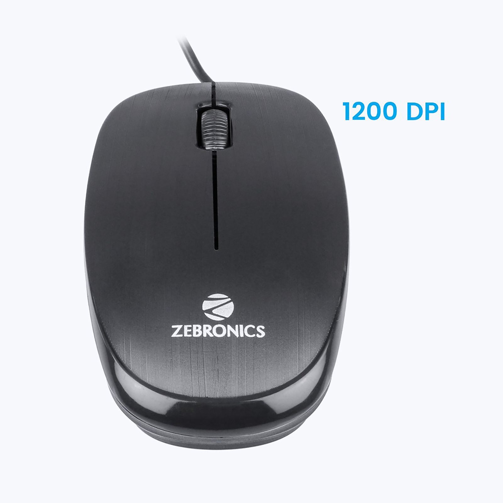 Zebronics USB Optical Mouse (High Precision, ZEB-Power, Black)_9