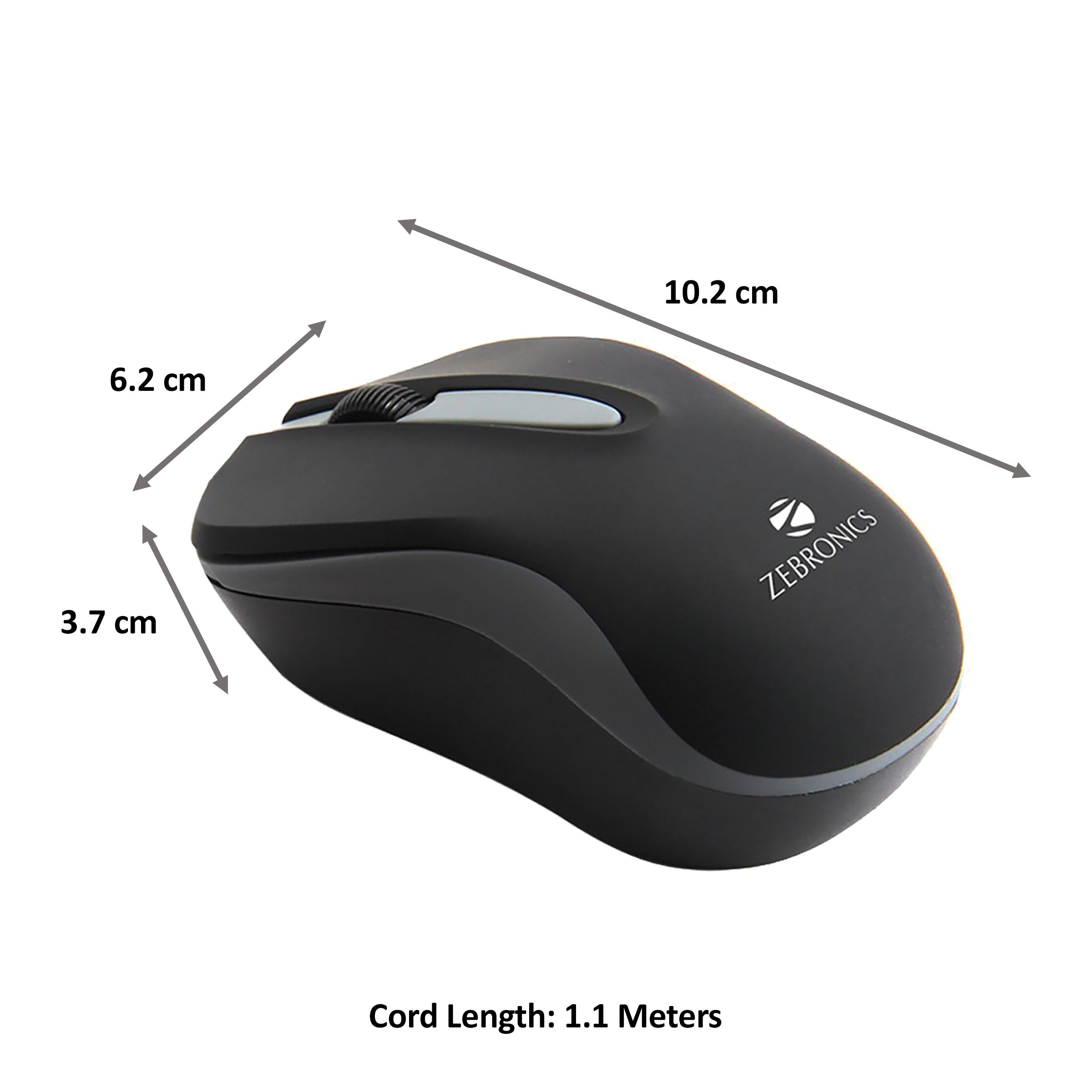 Zebronics USB Optical Mouse (Advanced Optical Sensor Technology, ZEB-Wing, Gray)_2