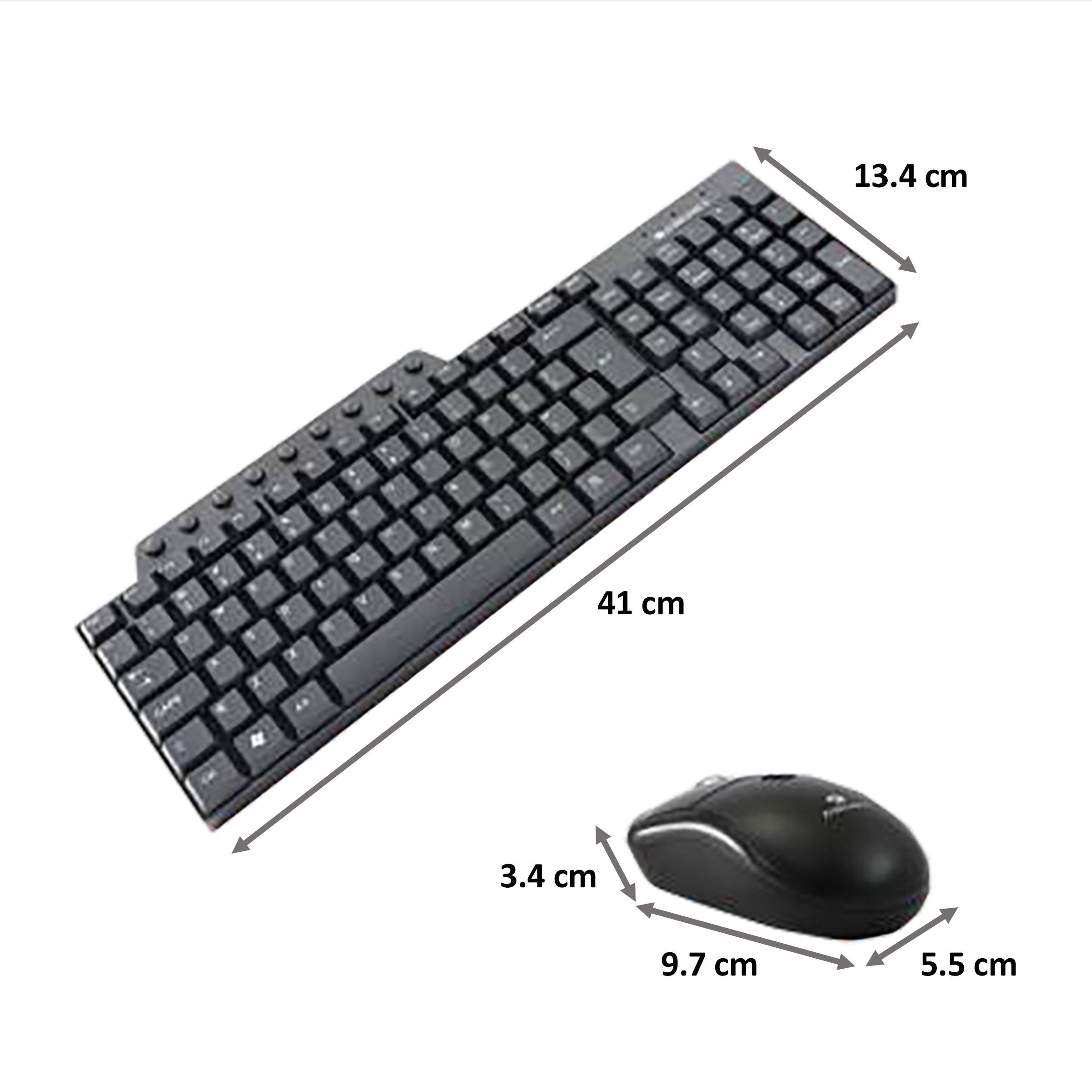 ZEBRONICS USB Optical Keyboard & Mouse Combo (Ergonomic Design, ZEB-Judwaa 555, Black) ZEBRONICS USB Optical Keyboard & Mouse Combo (Ergonomic Design, ZEB-Judwaa 555, Black)_2