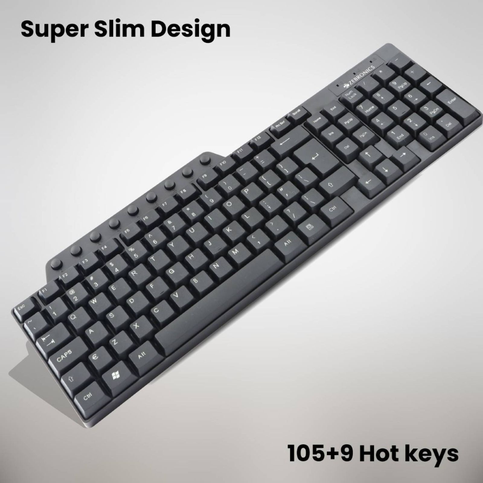 ZEBRONICS USB Optical Keyboard & Mouse Combo (Ergonomic Design, ZEB-Judwaa 555, Black) ZEBRONICS USB Optical Keyboard & Mouse Combo (Ergonomic Design, ZEB-Judwaa 555, Black)_4