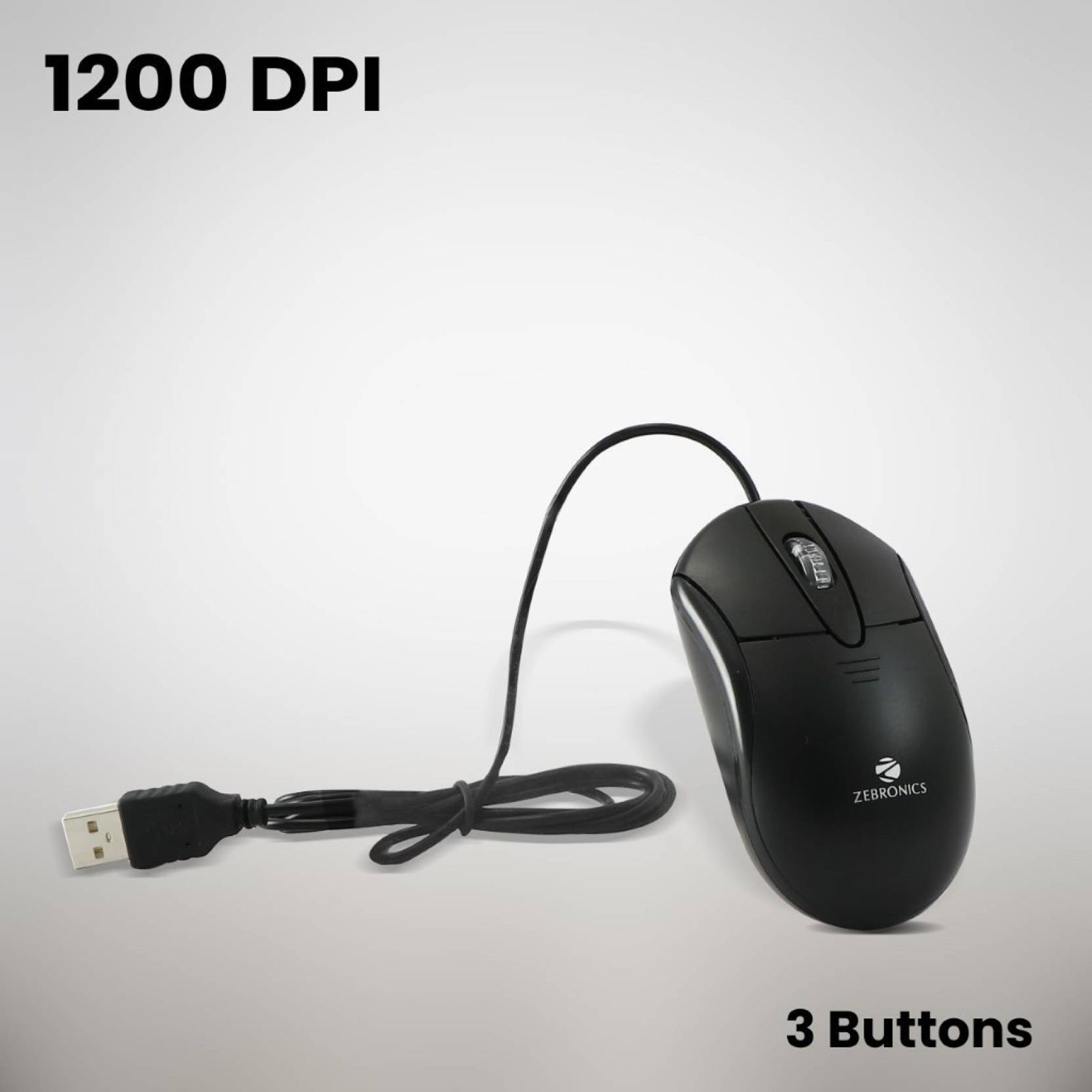 ZEBRONICS USB Optical Keyboard & Mouse Combo (Ergonomic Design, ZEB-Judwaa 555, Black) ZEBRONICS USB Optical Keyboard & Mouse Combo (Ergonomic Design, ZEB-Judwaa 555, Black)_5