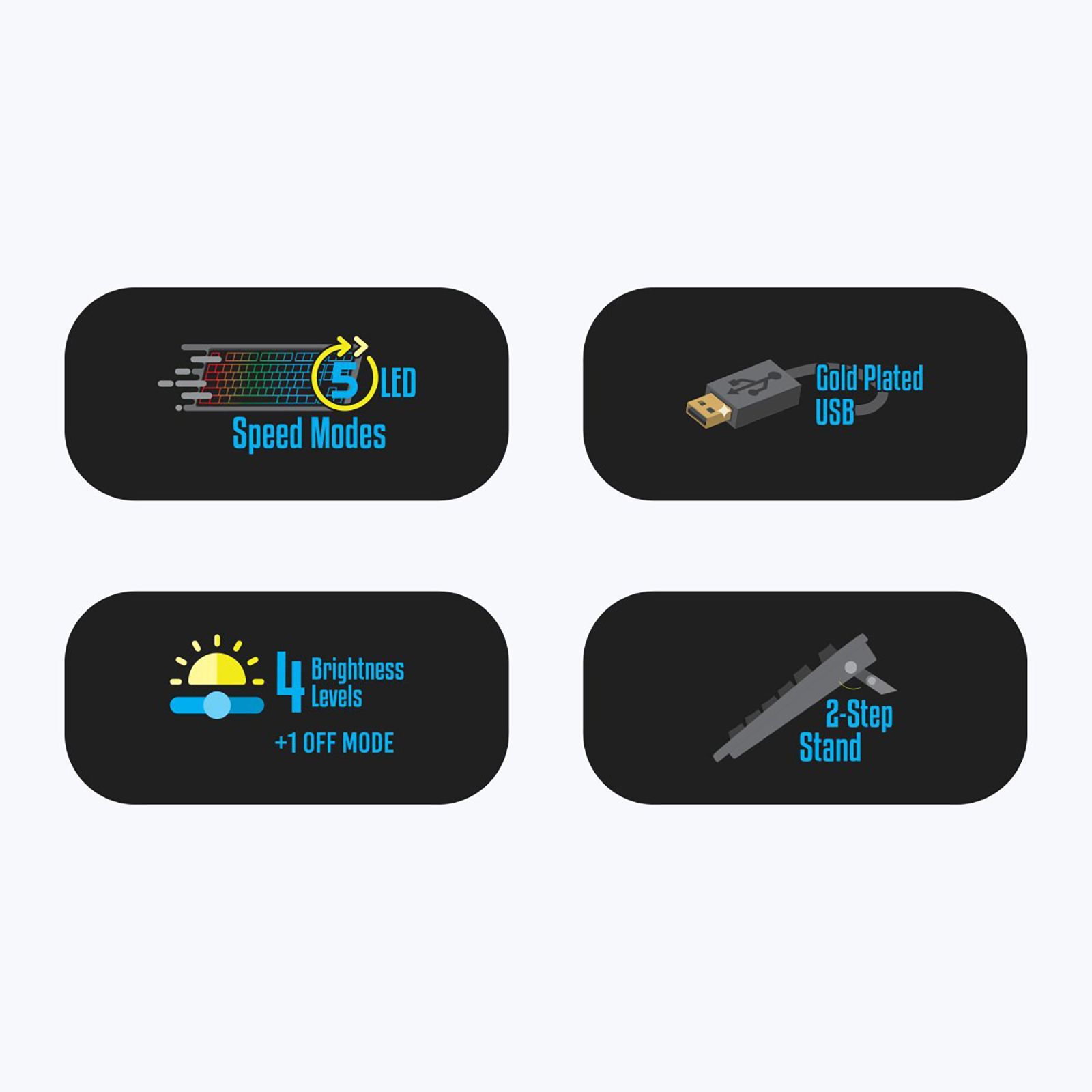 ZEBRONICS Max Plus V2 Wired Gaming Keyboard with Integrated Multimedia Keys (5 LED Speed Modes, Black)_13