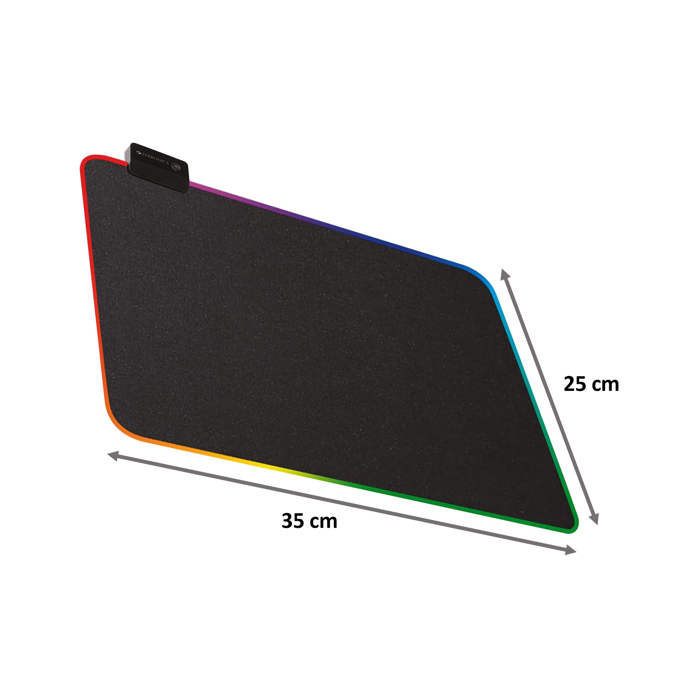 ZEBRONICS Blaze Gaming Mouse Pad (Anti Slip Rubber Base, Black)_2