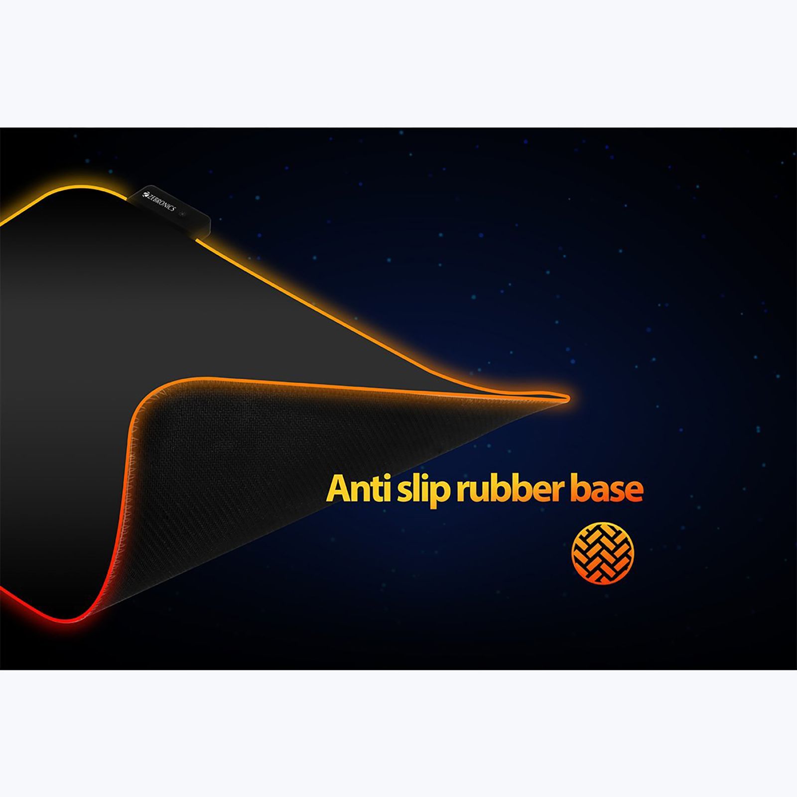 ZEBRONICS Blaze Gaming Mouse Pad (Anti Slip Rubber Base, Black)_5