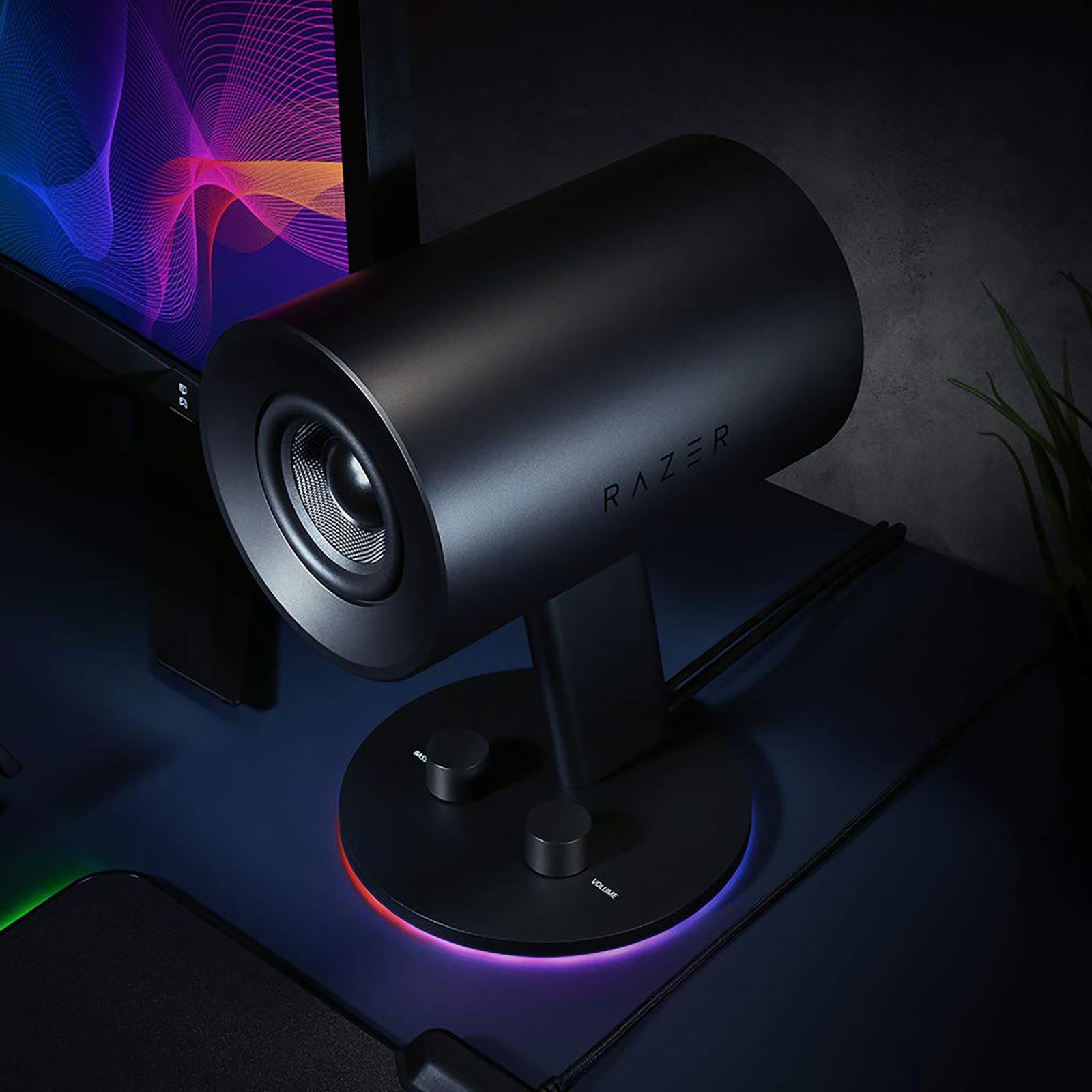 RAZER Nommo Chroma 2.0 Channel Portable Speaker (Automatic Gain Control, RZ05-02460100-R3G1, Black)_6