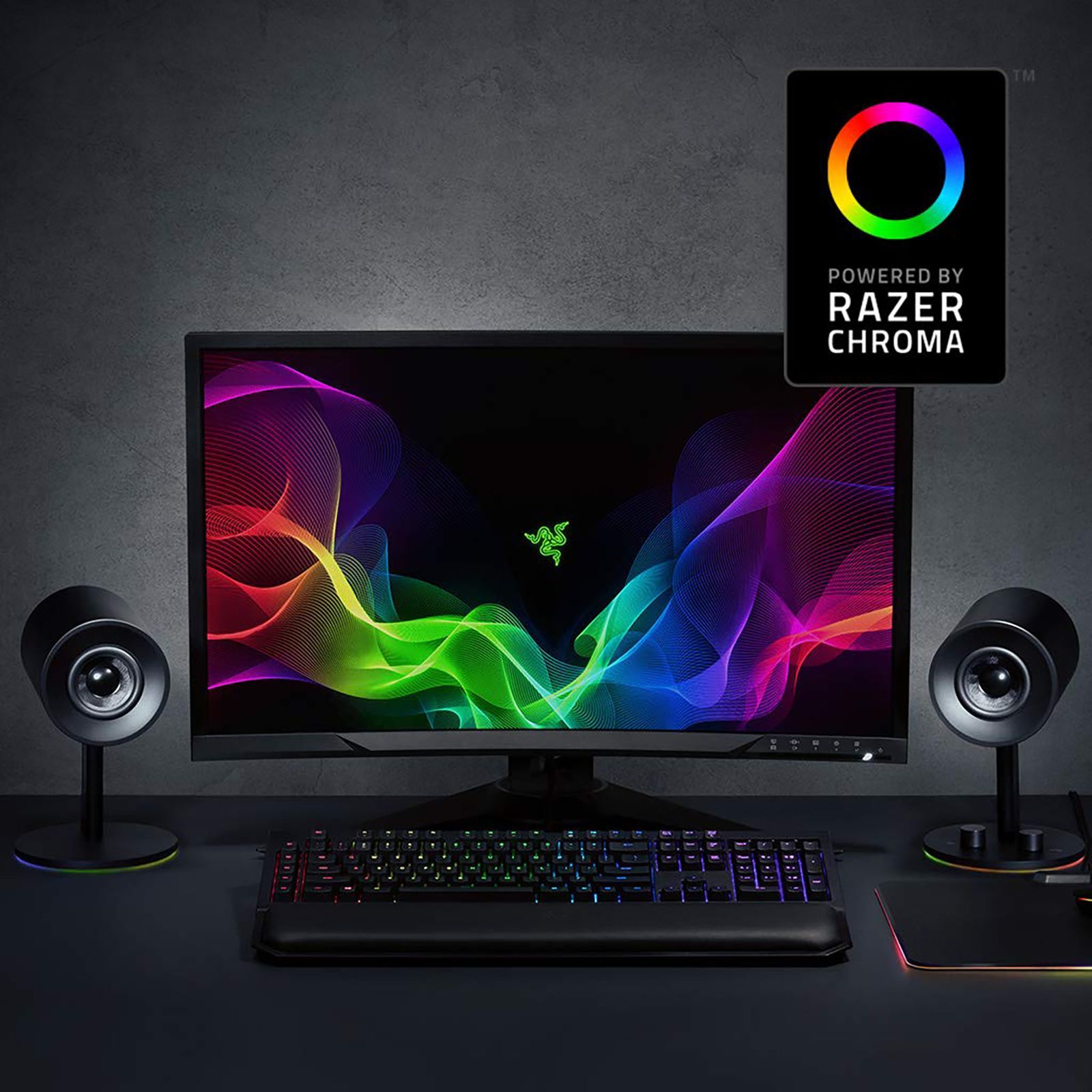 RAZER Nommo Chroma 2.0 Channel Portable Speaker (Automatic Gain Control, RZ05-02460100-R3G1, Black)_8