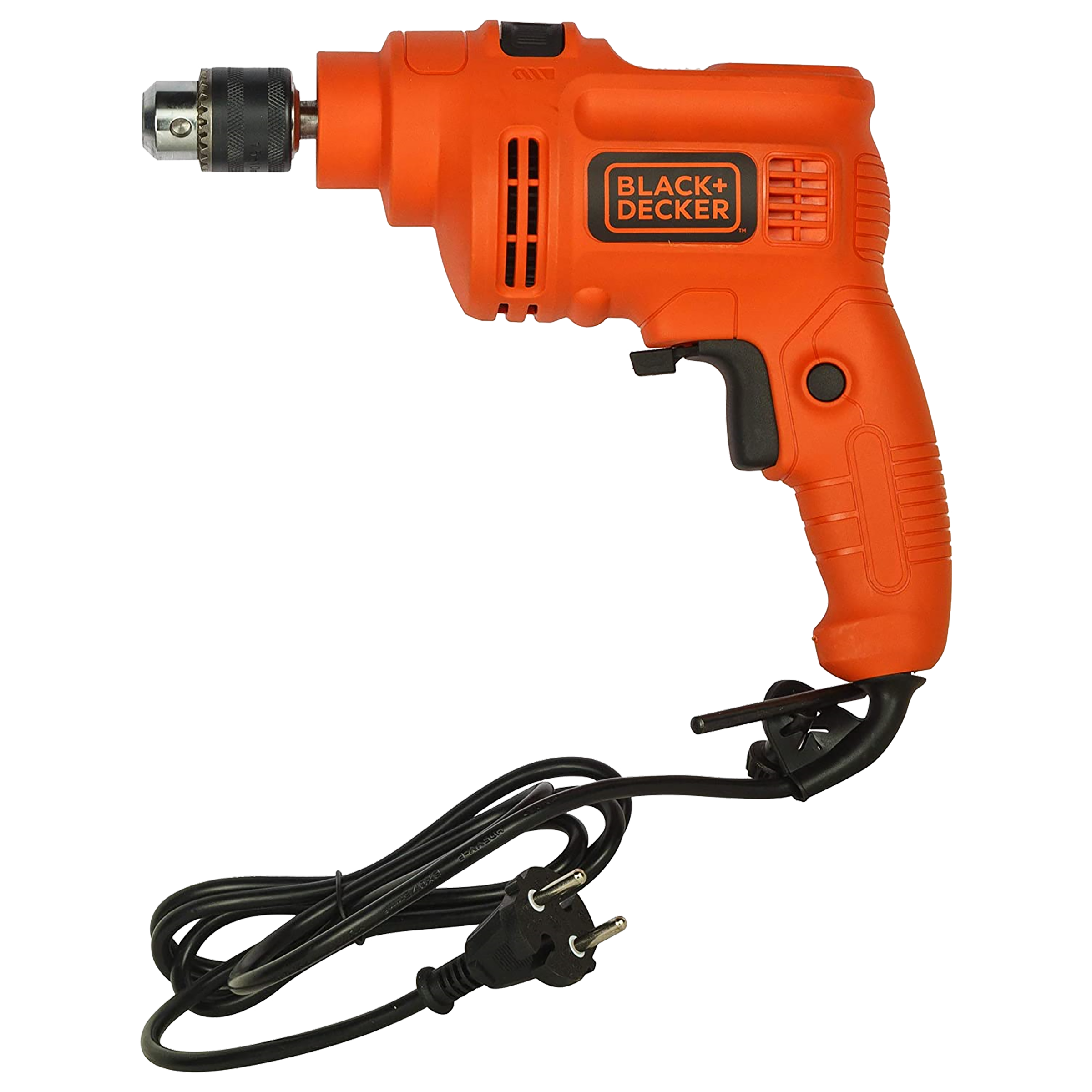 BLACK+DECKER KR5010V-IN 550 W Hammer Drill (Lock-On Switch, Orange)_1
