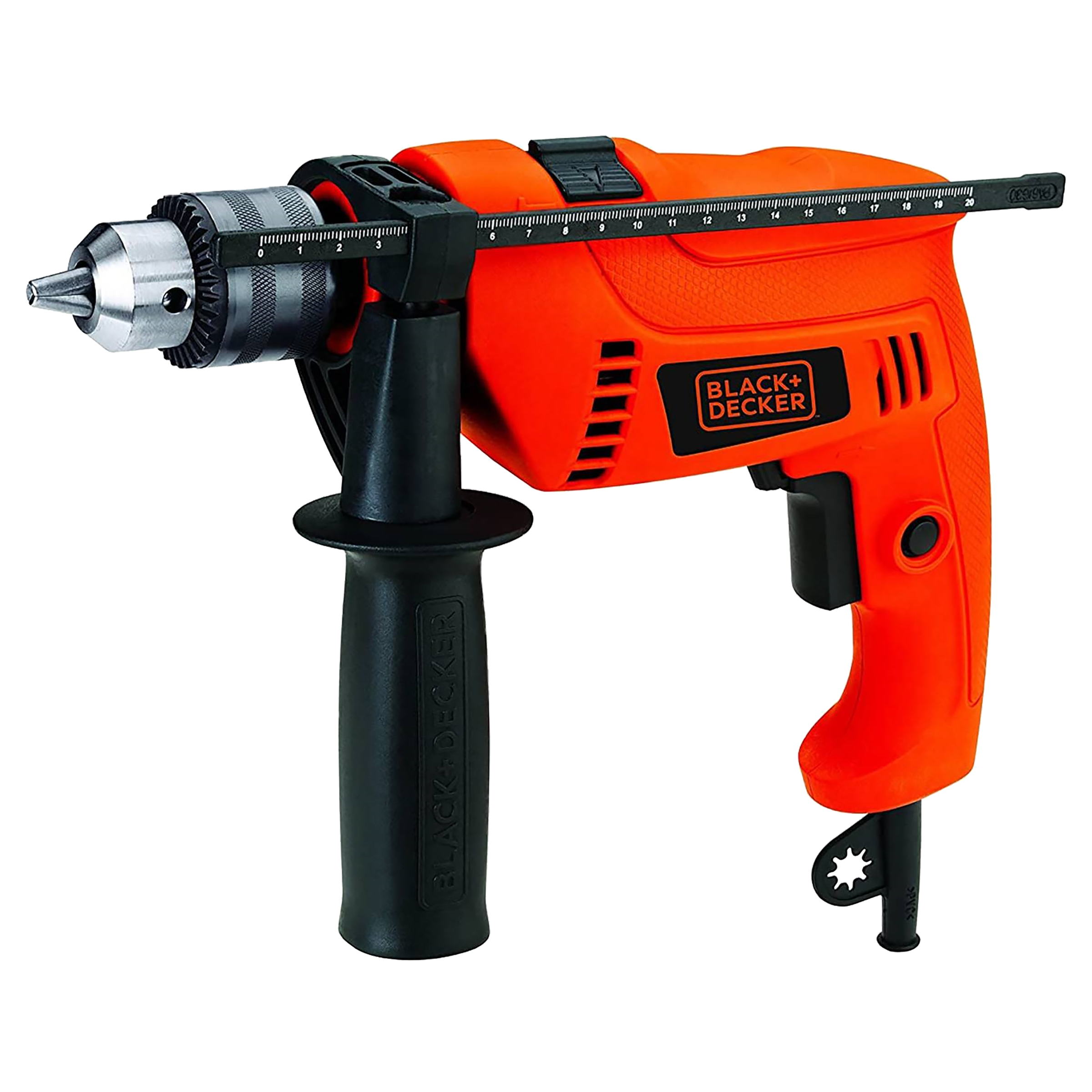BLACK+DECKER HD555KA50 550 Watts Drill Kit (Lock-On Switch, Orange)_1