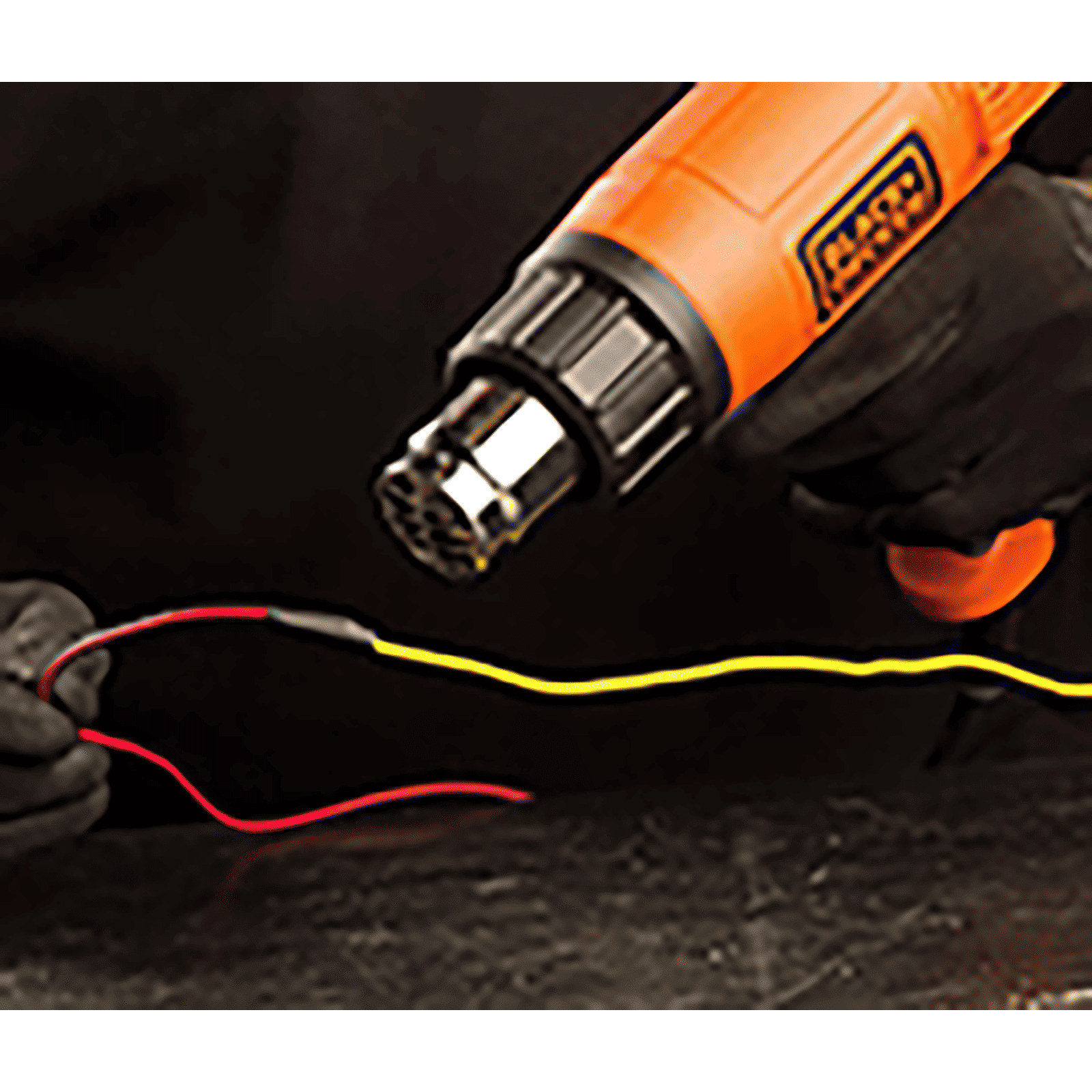 Black & Decker KX1800-B1 1800 Watts Electric Heat Gun (Lock-On Switch, Orange)_12