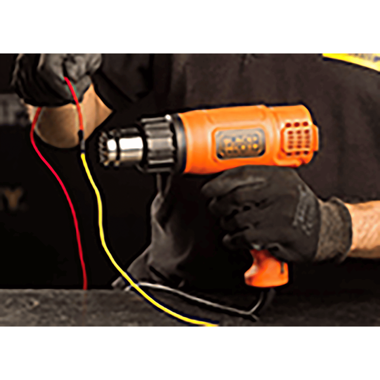 Black & Decker KX1800-B1 1800 Watts Electric Heat Gun (Lock-On Switch, Orange)_5