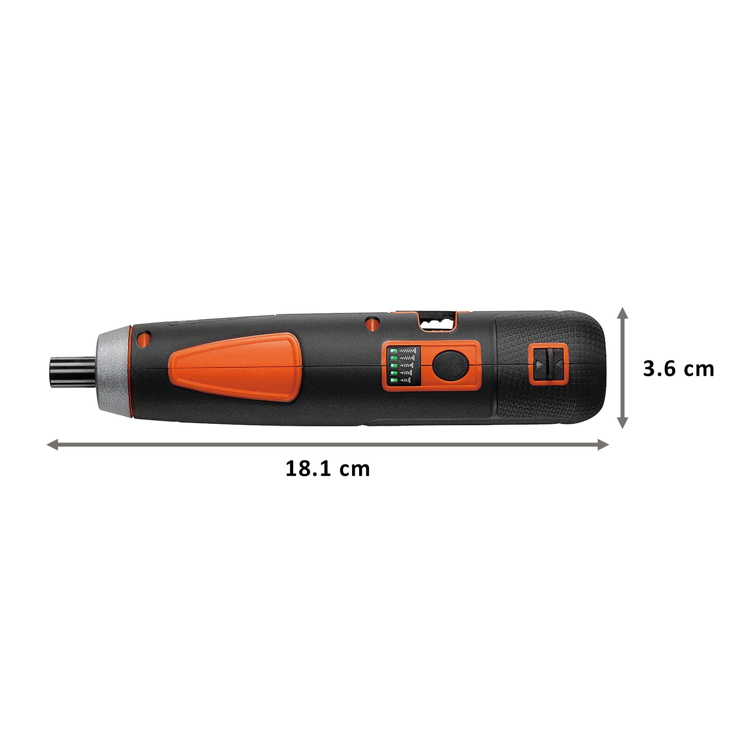 BLACK+DECKER 6 Amps Cordless Screwdrivers (Advanced e-clutch with TDS, BD40K27-IN, Orange)_2