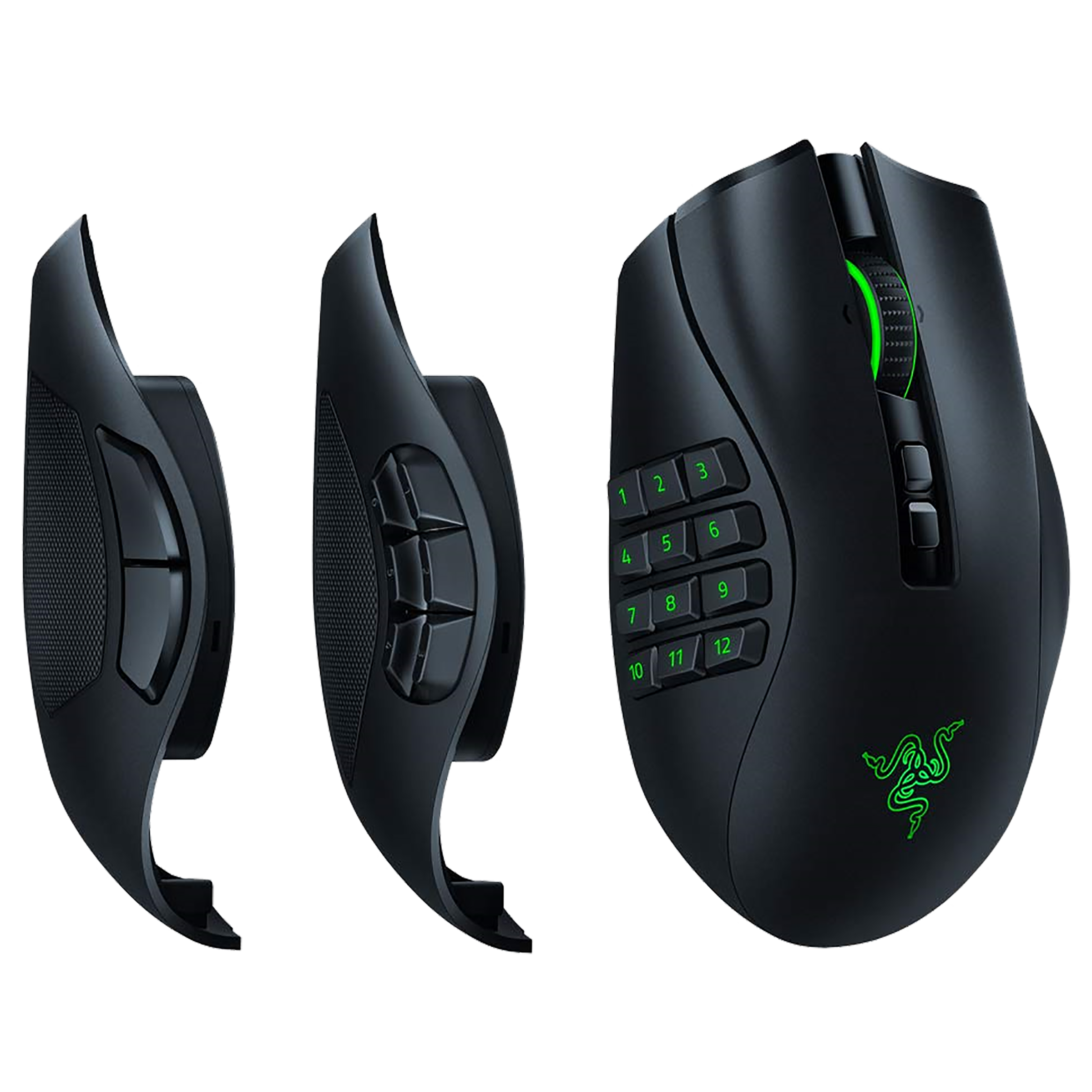 Razer Naga Pro Wireless Optical Mouse (19+1 Programmable Buttons, RZ01-03420100-R3A1, Black)_6