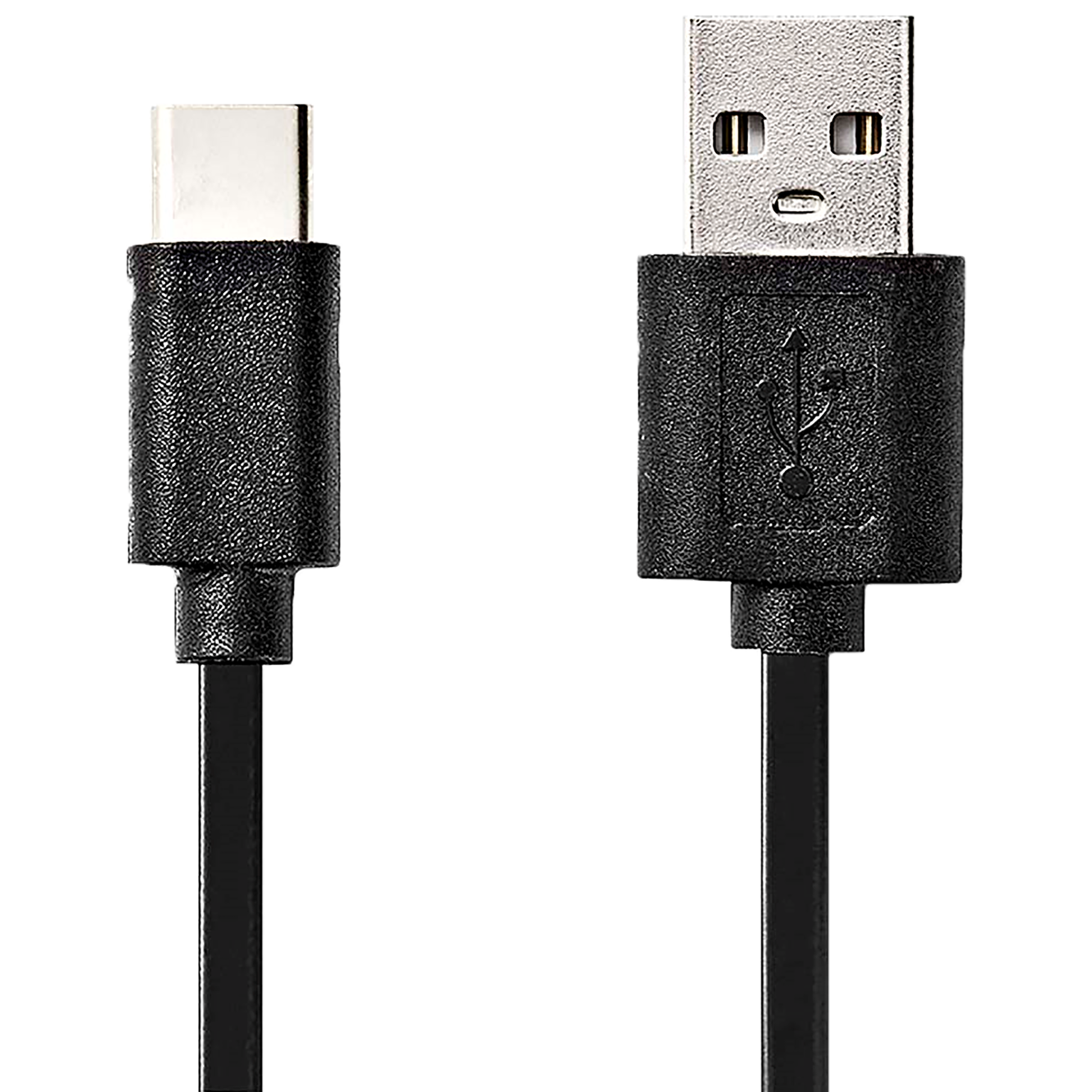Nedis CCGP60600BK20 PVC 2 Meter USB 2.0 (Type-A) to USB 3.0 (Type-C) Multi Utility USB Cable (Plug And Play, Black)_1