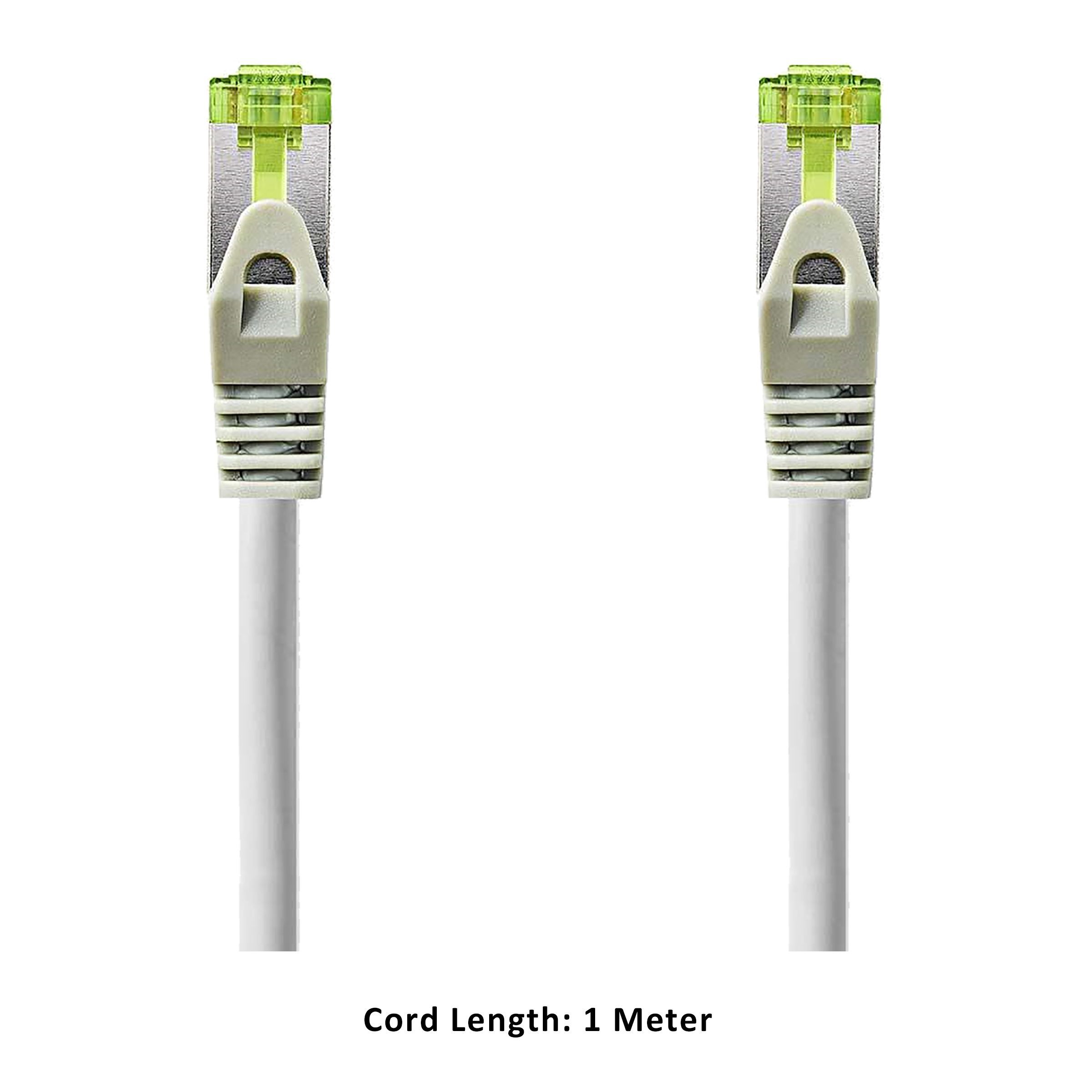Nedis CCGP85420GY20 1 Meter RJ-45 to RJ-45 Data Transfer Ethernet Cable (Durable Moulded Connectors, Grey)_2