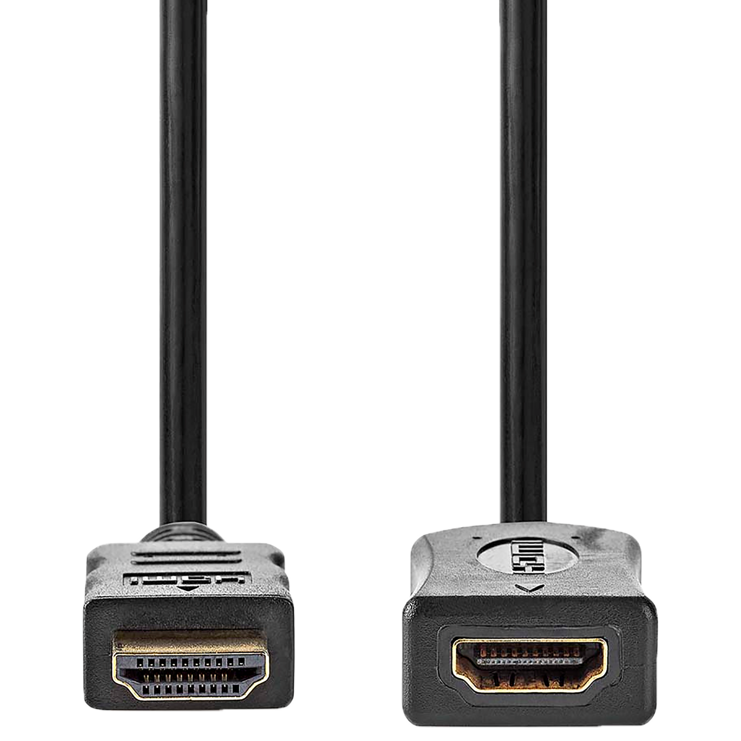 Nedis CVGP34090BK10 PVC 1 Meter HDMI Connector to HDMI Data Transfer HDMI Cable (Suitable For Device Networking, Black)_4
