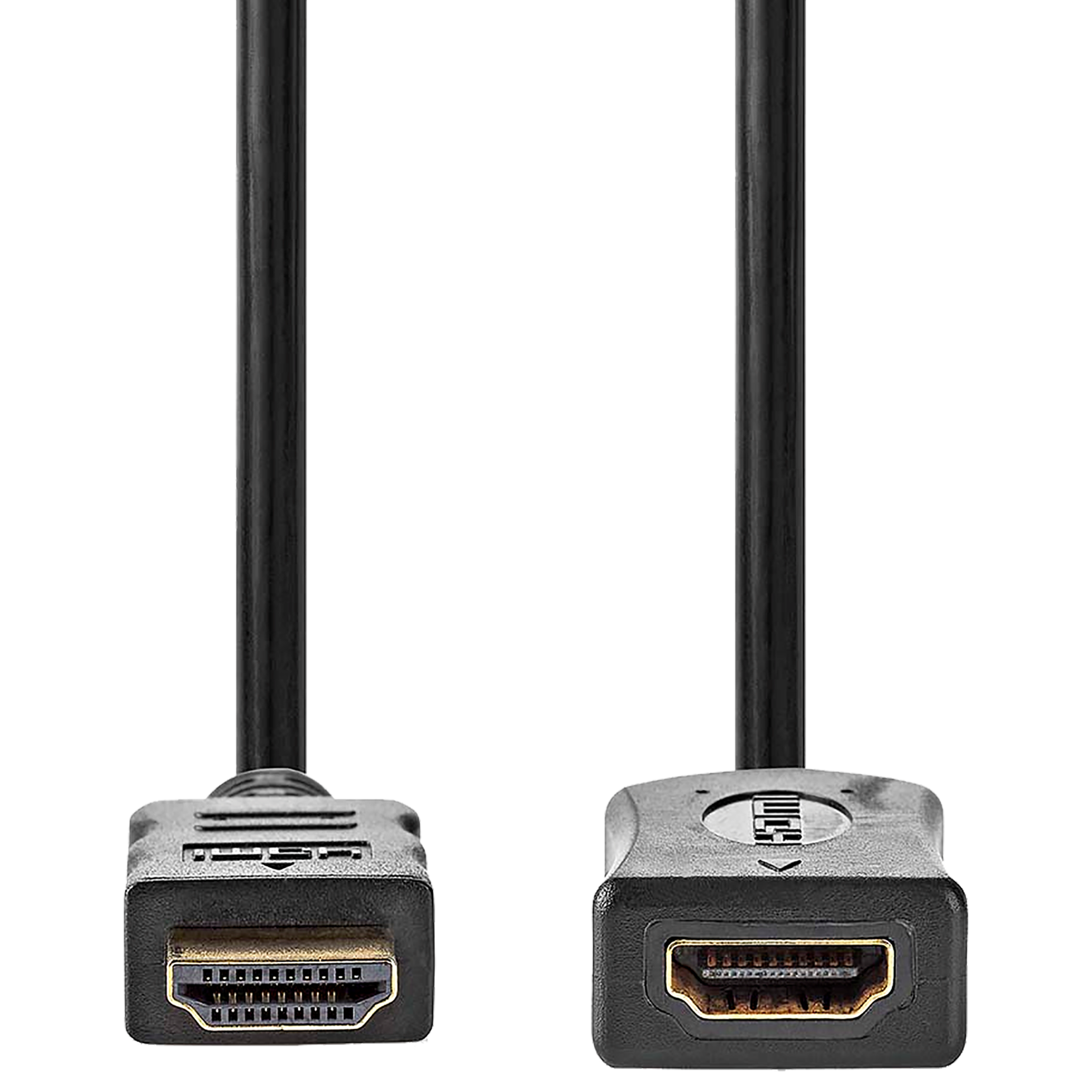 Nedis CVGP34090BK20 PVC 2 Meter HDMI Connector to HDMI Data Transfer HDMI Cable (Advanced Display Technologies, Black) Nedis CVGP34090BK20 PVC 2 Meter HDMI Connector to HDMI Data Transfer HDMI Cable (Advanced Display Technologies, Black)_4