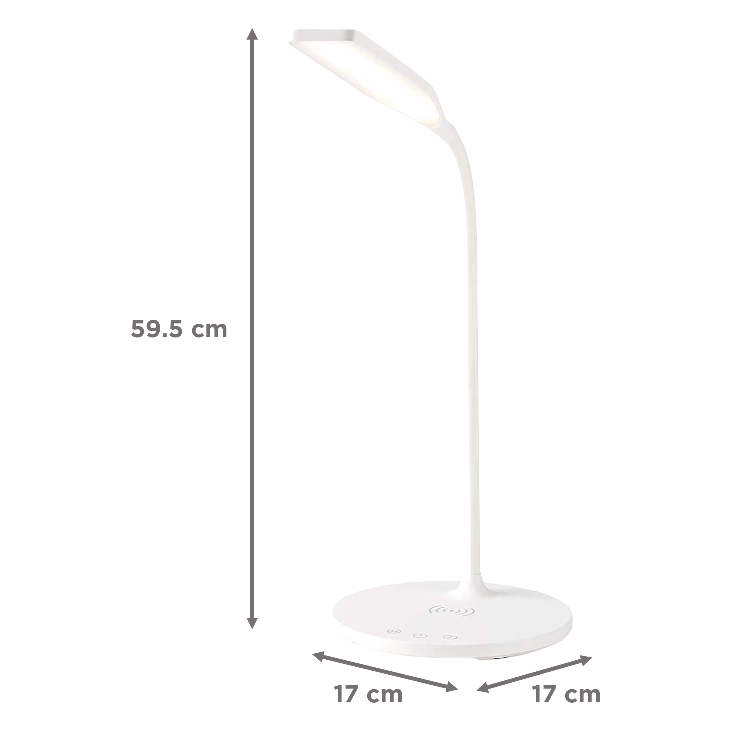 nedis 5 Watts LED Table Lamp (Wireless Charging, LTLGQ3M1WT, Black) nedis 5 Watts LED Table Lamp (Wireless Charging, LTLGQ3M1WT, Black)_16