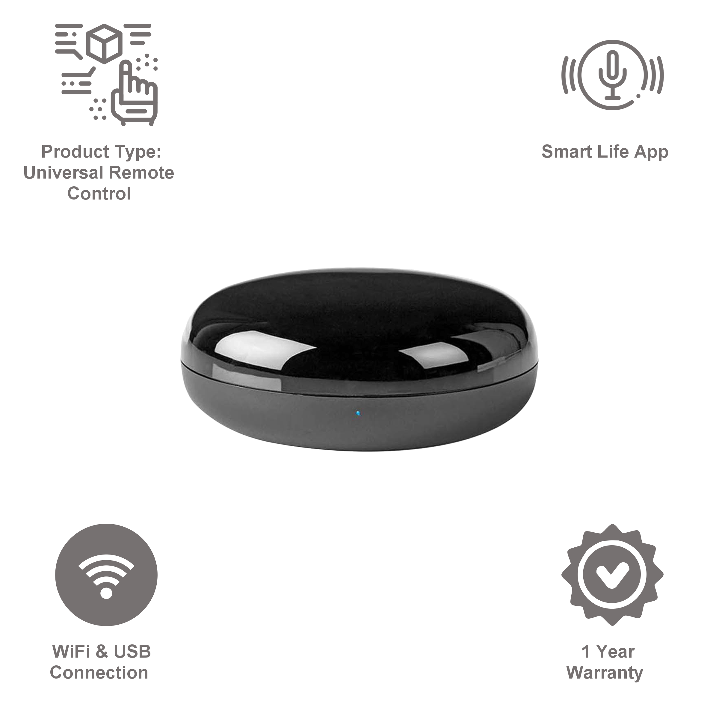 nedis Universal Remote Control For Router Television AC (Programmable, Wi-FiRC10CBK, Black)_9