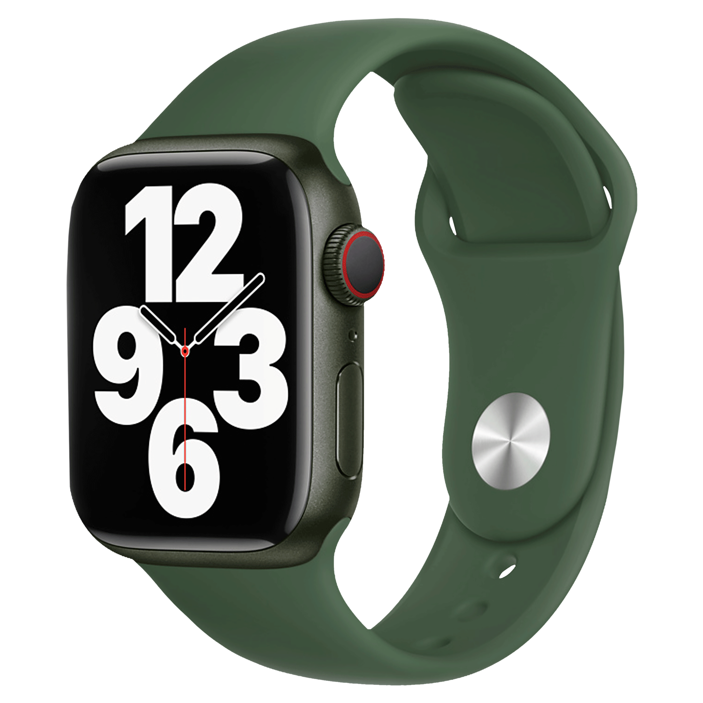 Apple Fluoroelastomer Sport Band for Apple Watch Series 3 (38mm / 40mm) (Durable & Strong, Clover)_2