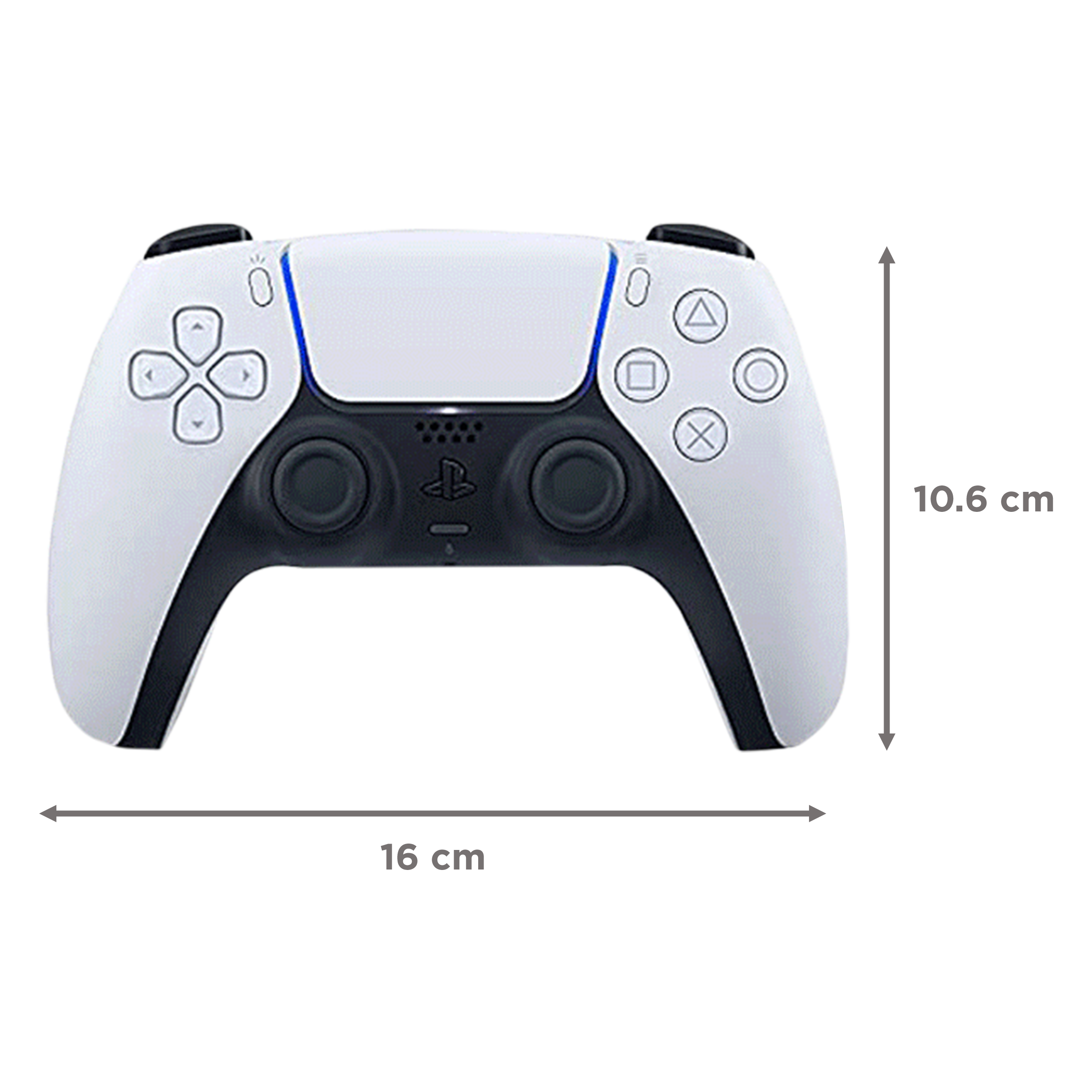 SONY DualSense Wireless Controller For PlayStation 5 (Voucher for NBA 2K22 Jumpstart, 50668522, White)_2