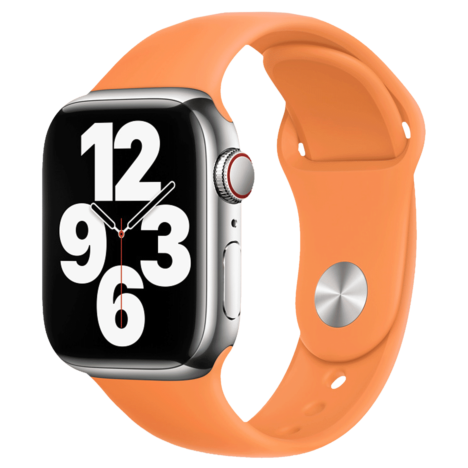Apple Fluoroelastomer Strap for Apple Watch Series 3 (38mm / 40mm) (Durable & Strong, Marigold)_2