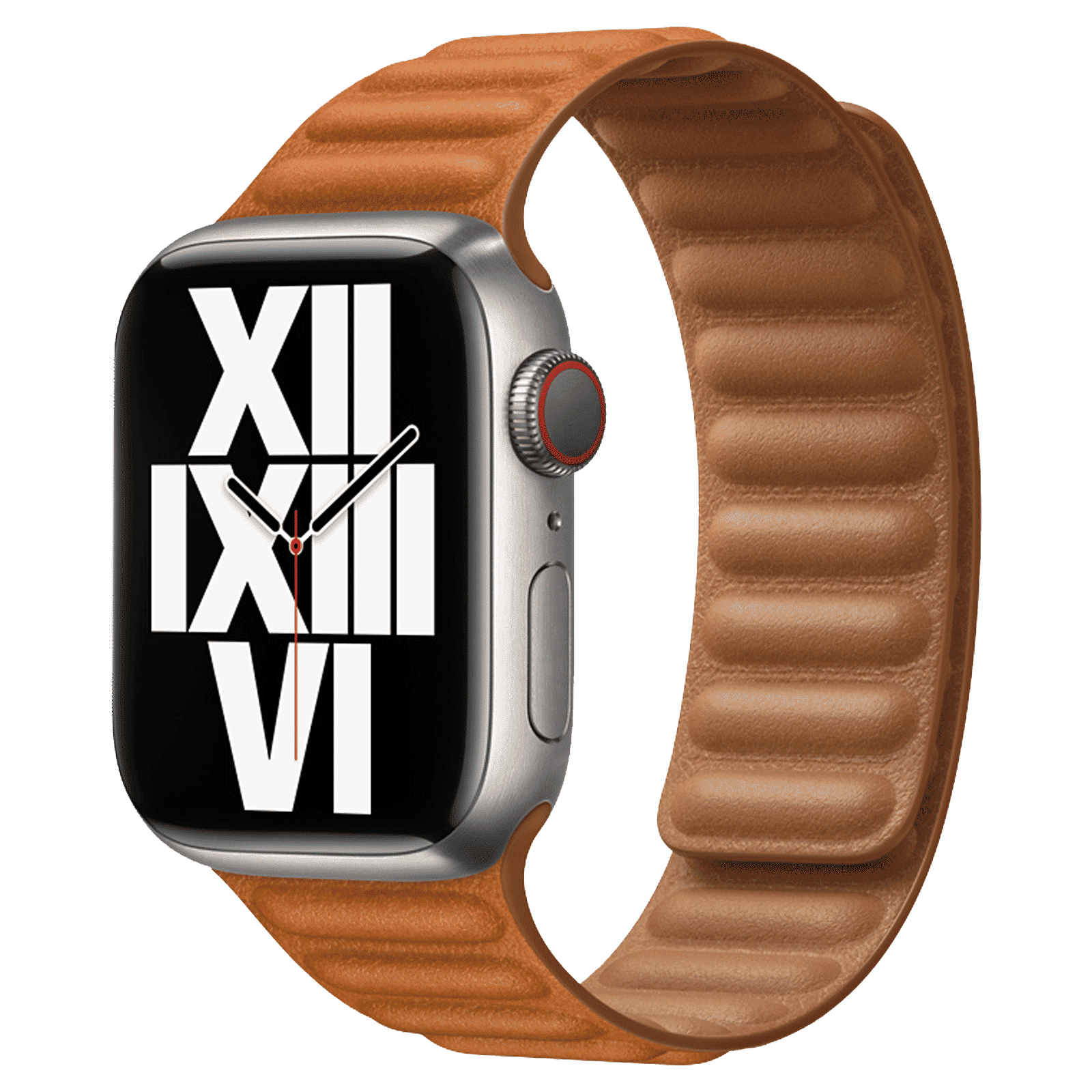 Apple Leather Magnetic Strap for Apple Watch Series 3 (38mm / 40mm) (Secure & Comfortable, Golden Brown)_2