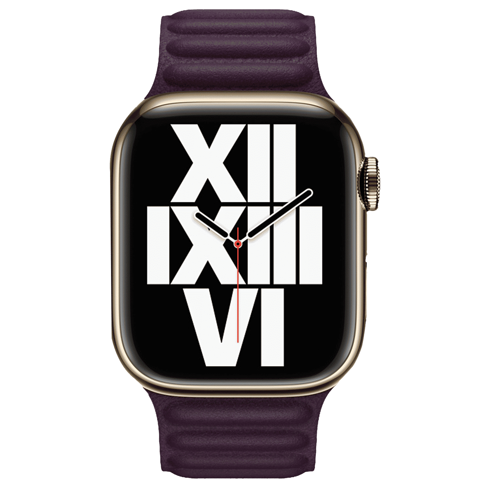 Apple Leather Magnetic Strap for Apple Watch Series 3 (38mm / 40mm) (Secure & Comfortable, Dark Cherry)_3