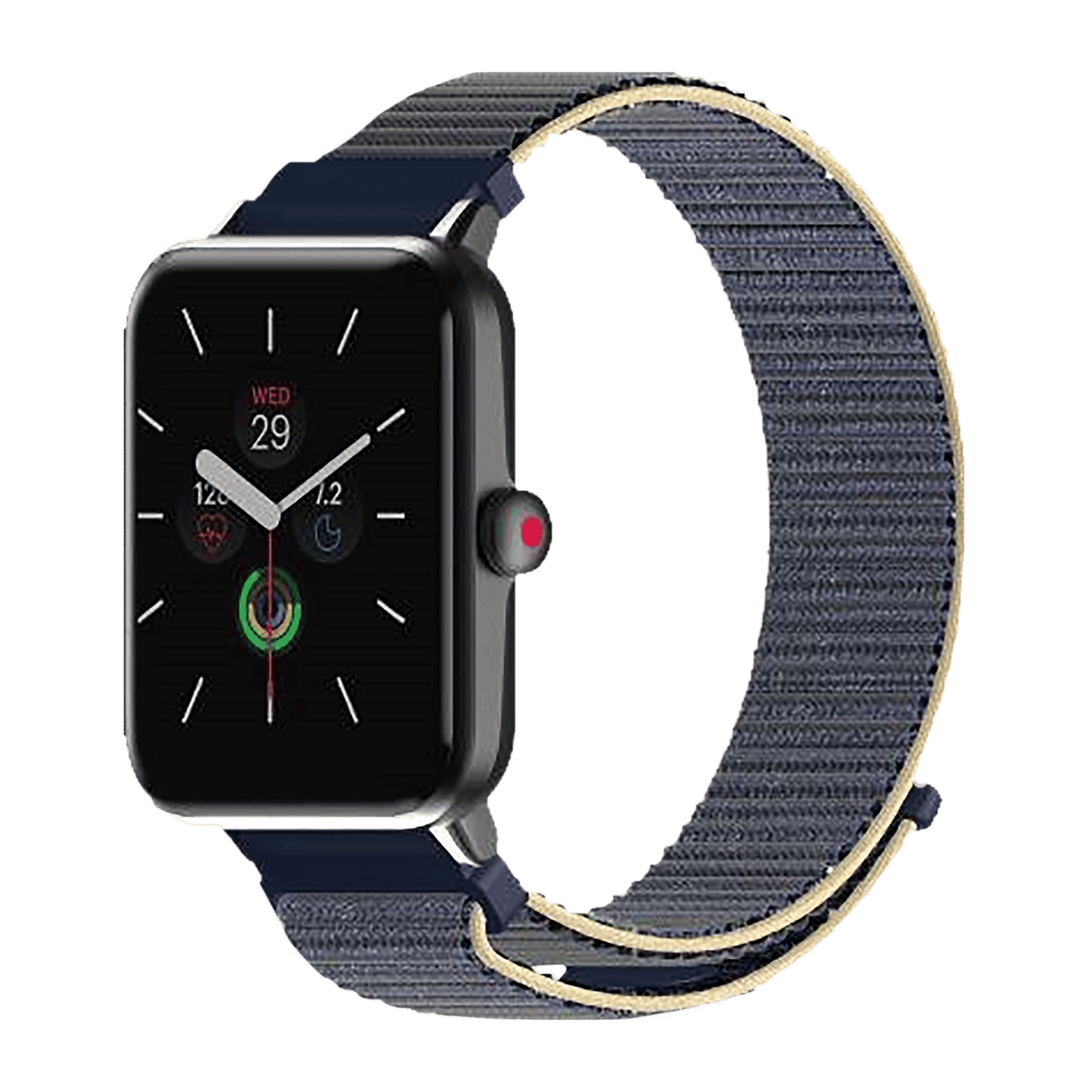 Noise Classic Woven Nylon Strap for Noise ColorFit & NoiseFit (22mm) (Durability & Comfort, Icy Blue)_3