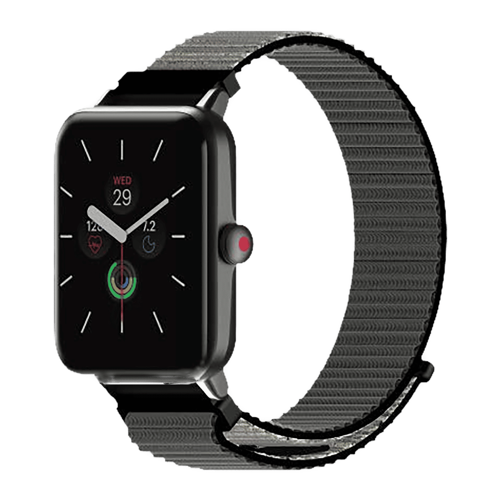 Noise Classic Woven Nylon Strap for Noise ColorFit & NoiseFit (22mm) (Durability & Comfort, Ash Grey)_3