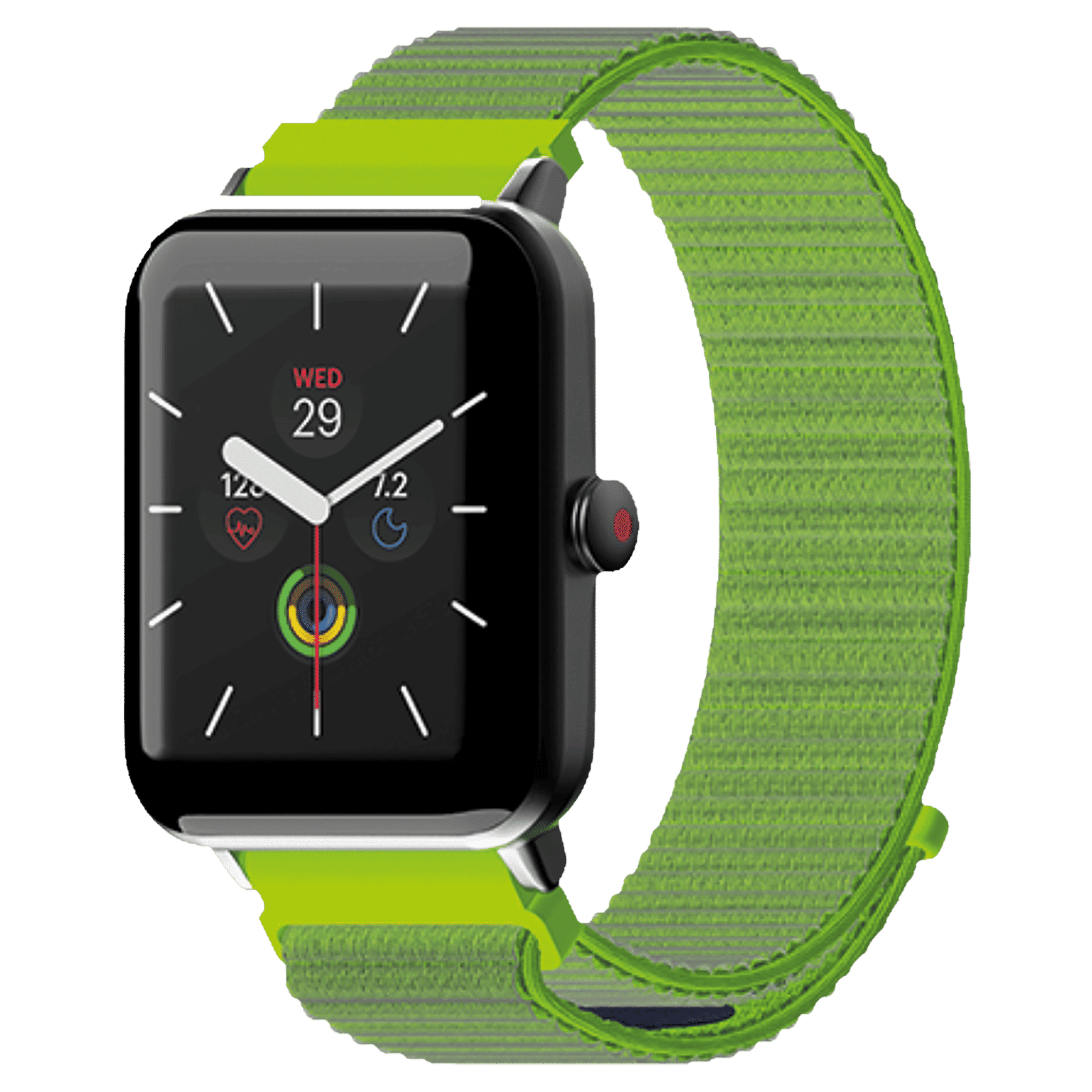 Noise Classic Woven Nylon Strap for Noise ColorFit & NoiseFit (22mm) (Durability & Comfort, Lime Yellow)_3