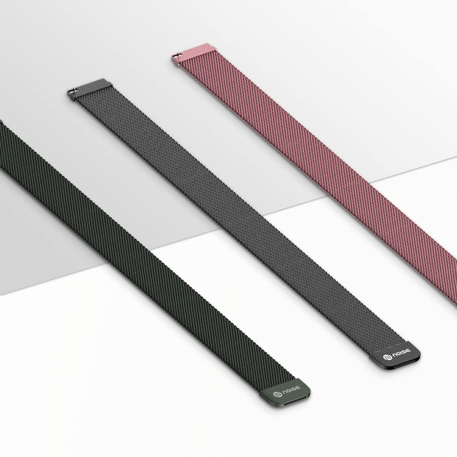 Noise Metallic Link Stainless Steel Magnetic Strap for Noise ColorFit & NoiseFit (22mm) (Durability & Comfort, Emerald Green)_4