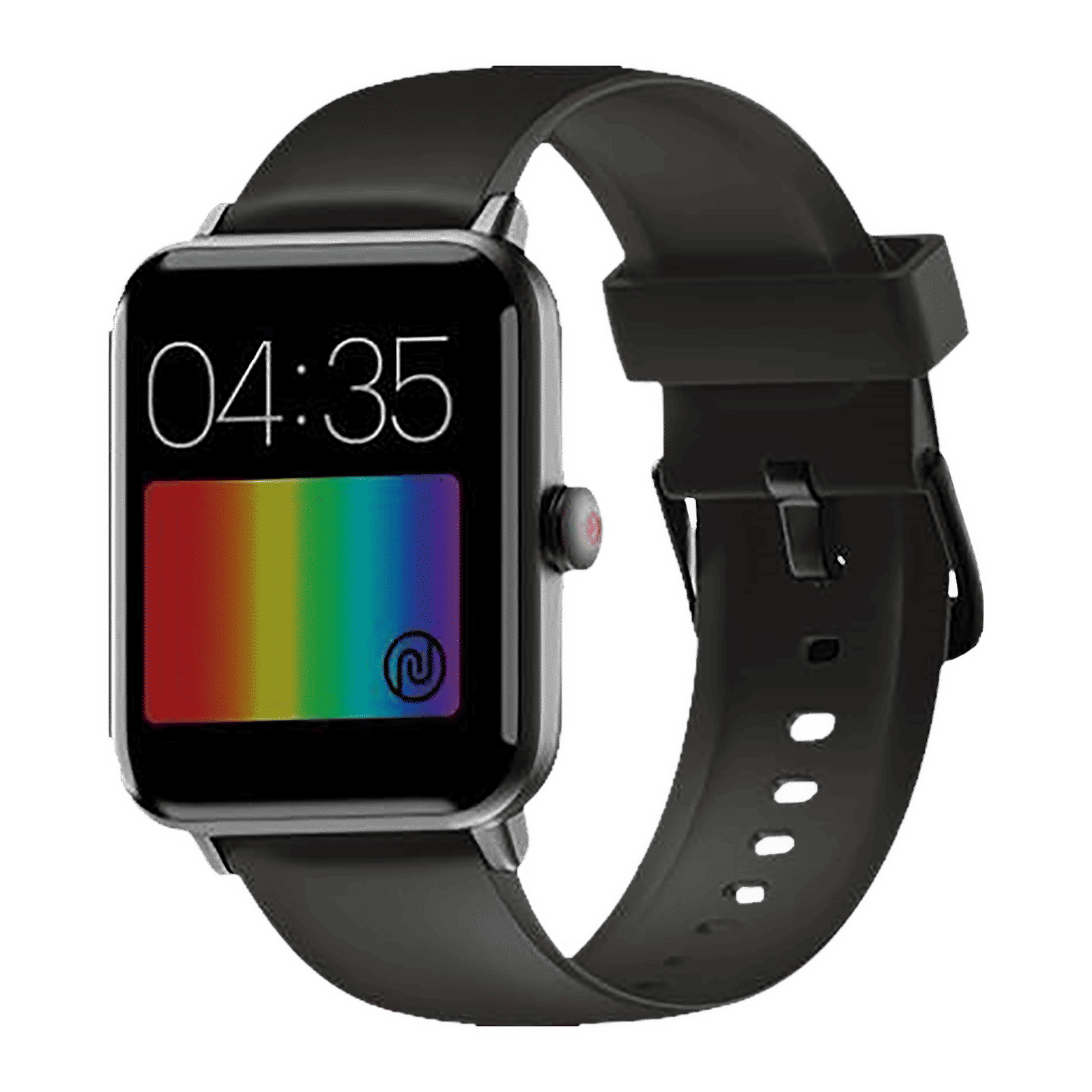 Noise Premium Silicone Strap for Noise ColorFit & NoiseFit (22mm) (Sweat Resistant, Black)_3