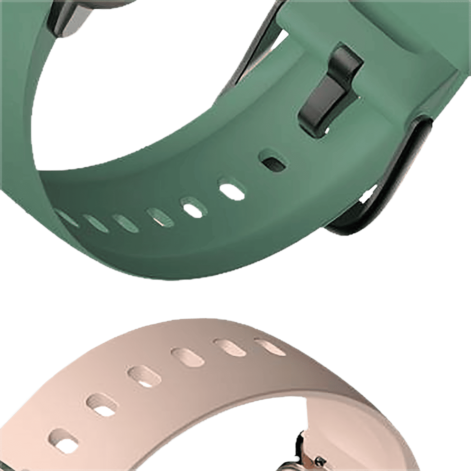 Noise Premium Silicone Strap for Noise ColorFit & NoiseFit (22mm) (Sweat Resistant, Green)_5