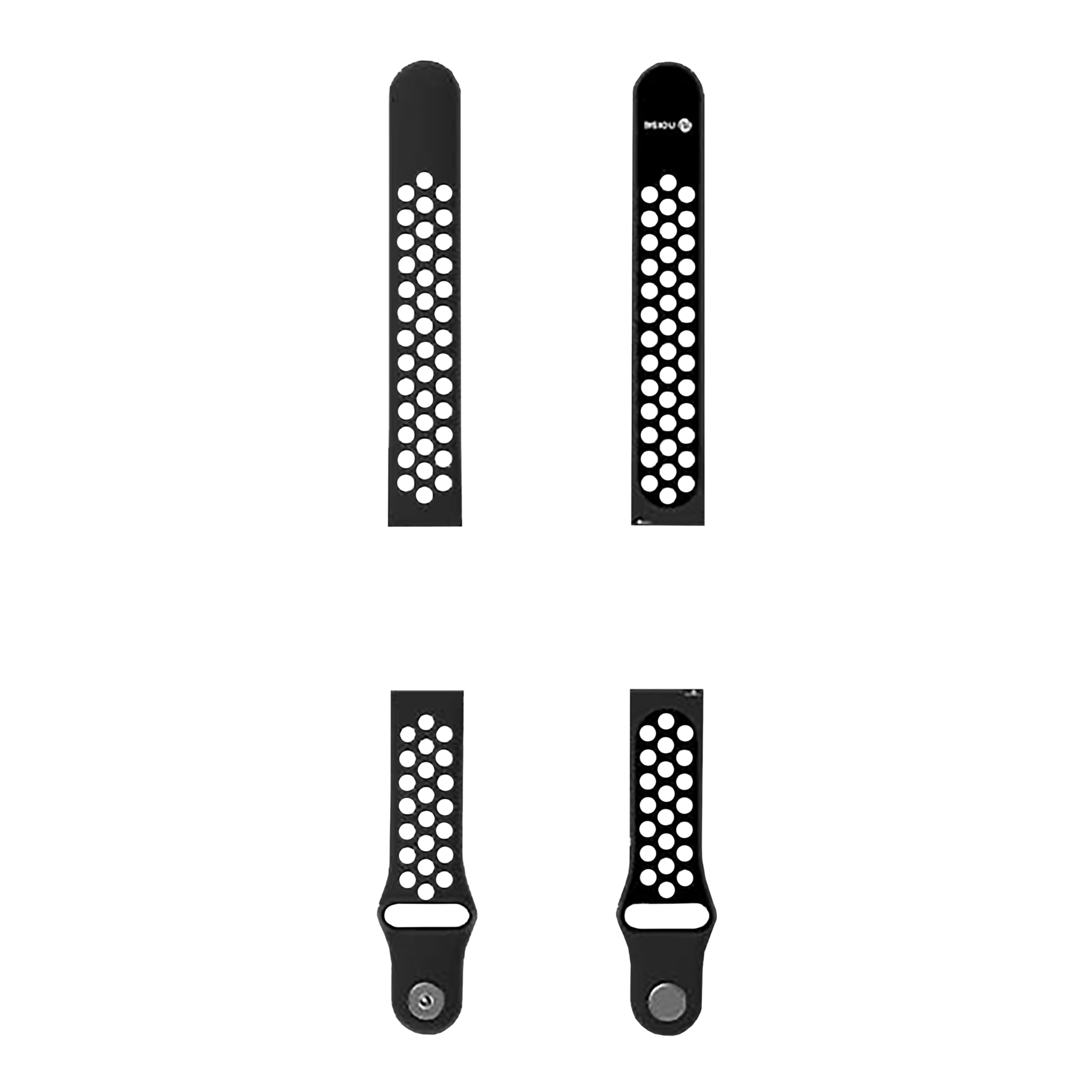 Noise Sports Edition Silicone Sport Strap for Noise ColorFit & NoiseFit (22mm) (Lightweight & Rugged, Grey/Black) Noise Sports Edition Silicone Sport Strap for Noise ColorFit & NoiseFit (22mm) (Lightweight & Rugged, Grey/Black)_8