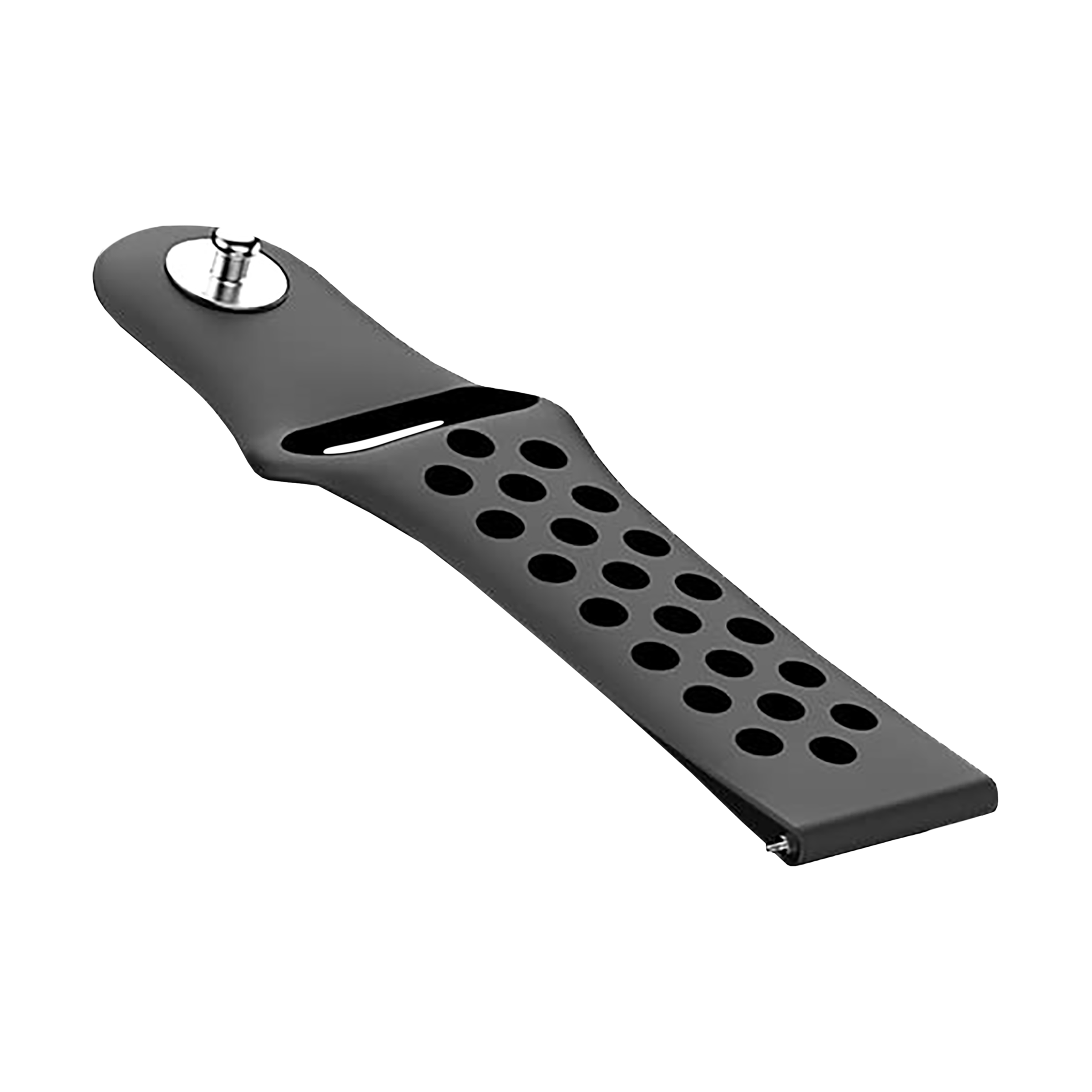 Noise Sports Edition Silicone Sport Strap for Noise ColorFit & NoiseFit (22mm) (Lightweight & Rugged, Grey/Black) Noise Sports Edition Silicone Sport Strap for Noise ColorFit & NoiseFit (22mm) (Lightweight & Rugged, Grey/Black)_9