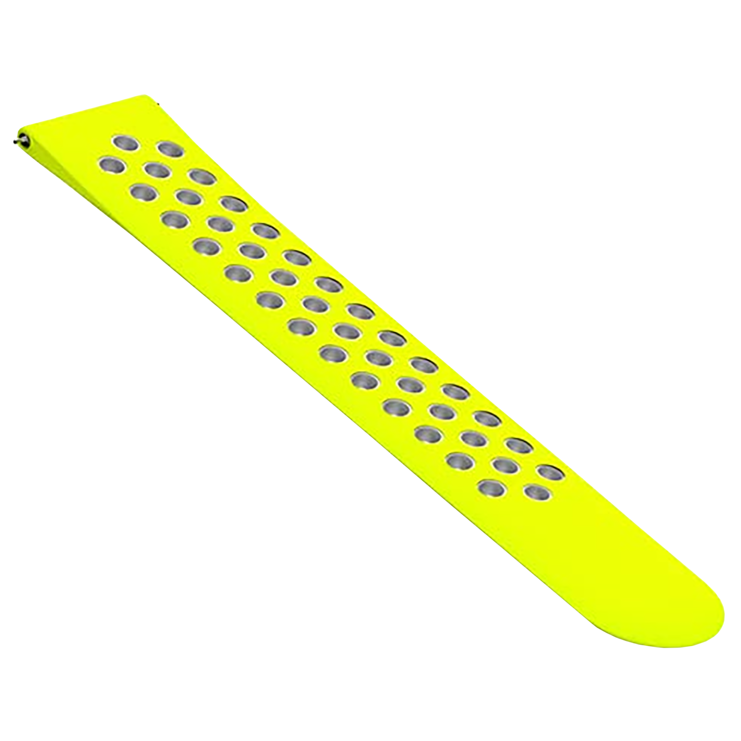 Noise Sports Edition Silicone Sport Strap for Noise ColorFit & NoiseFit (22mm) (Lightweight & Rugged, Yellow/Silver)_11