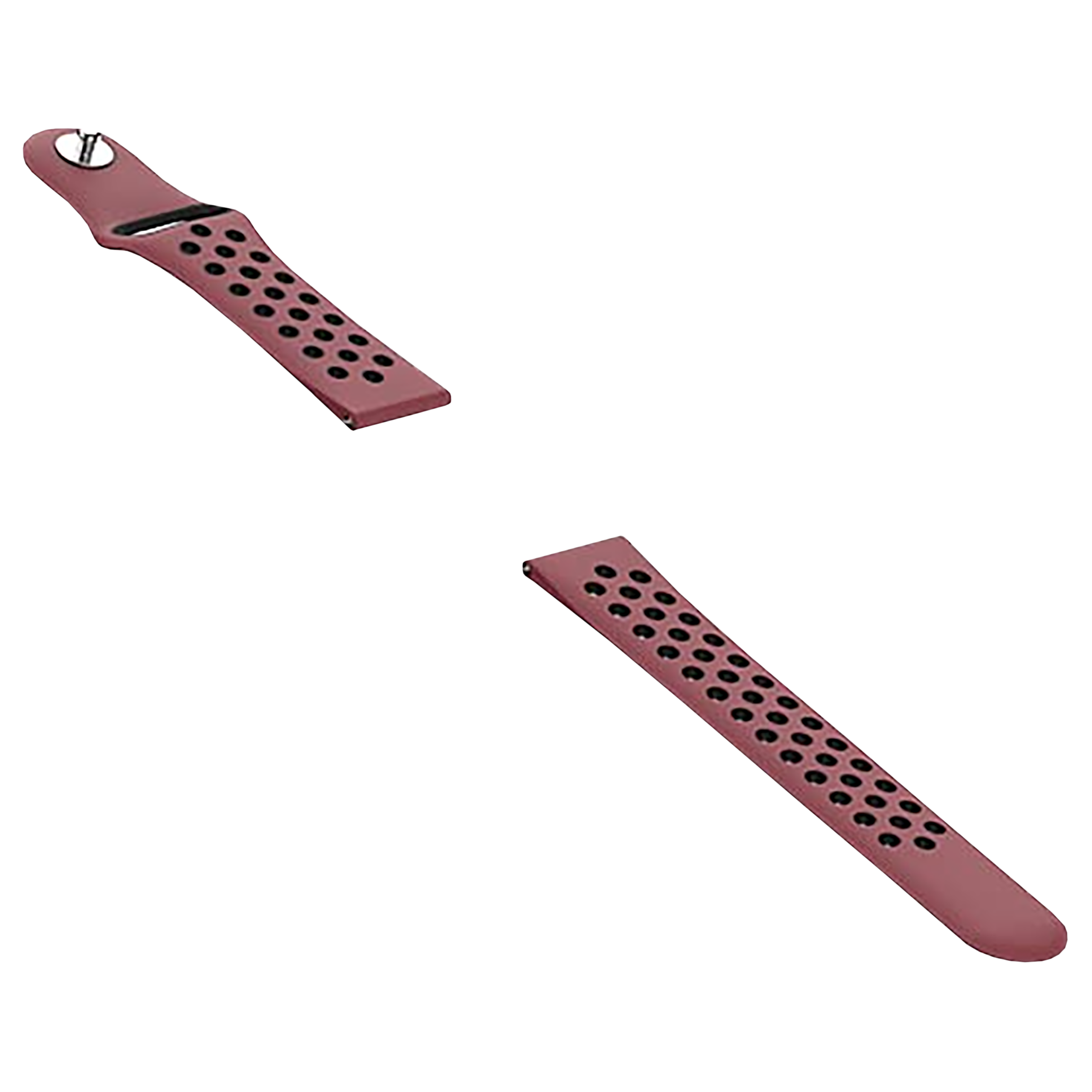 Noise Sports Edition Silicone Sport Strap for Noise ColorFit & NoiseFit (22mm) (Lightweight & Rugged, Wine Black)_10