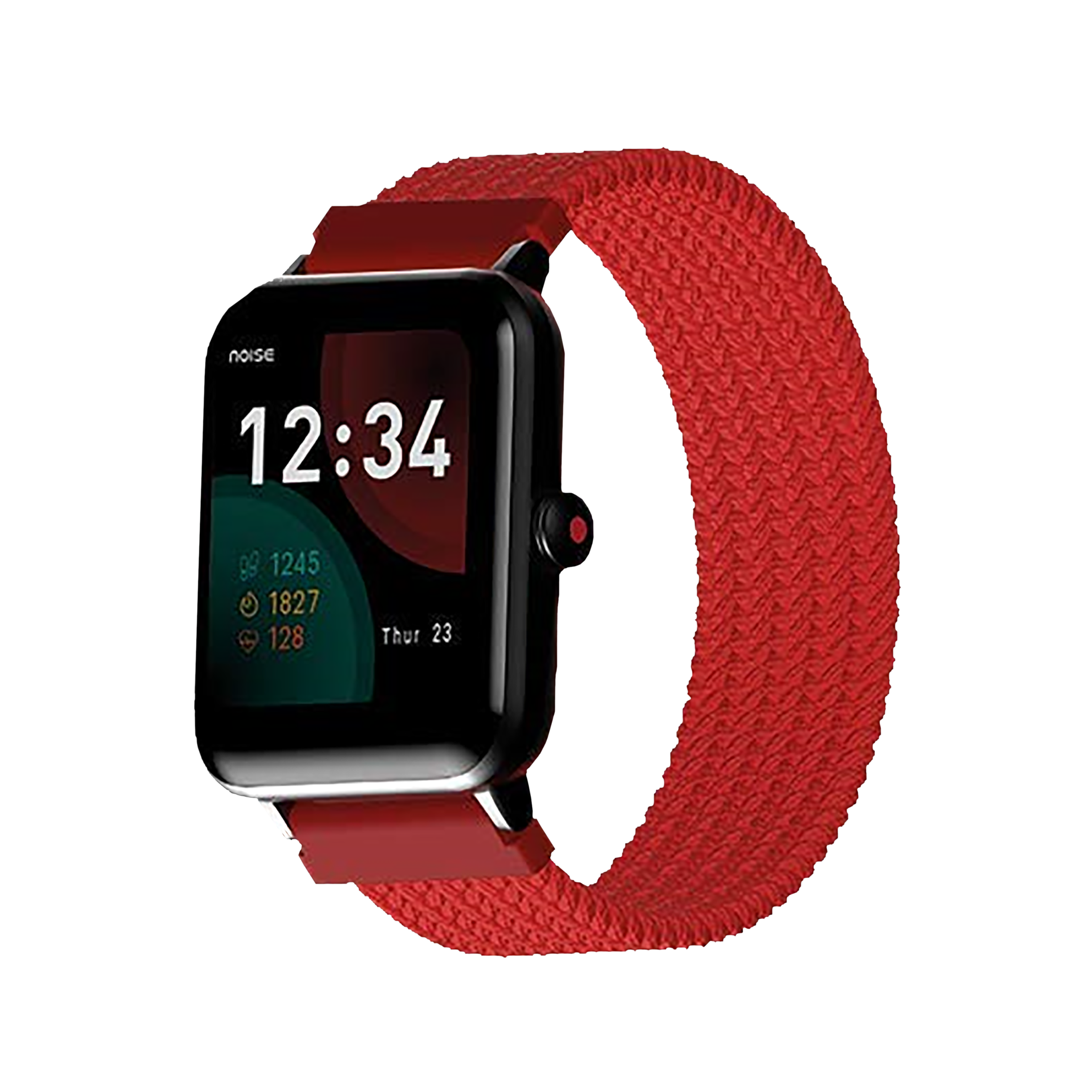 Noise Uni Weave Woven Nylon Strap for Noise ColorFit & NoiseFit (22mm, L) (Water & Sweat Resistance, Berry Red) Noise Uni Weave Woven Nylon Strap for Noise ColorFit & NoiseFit (22mm, L) (Water & Sweat Resistance, Berry Red)_3